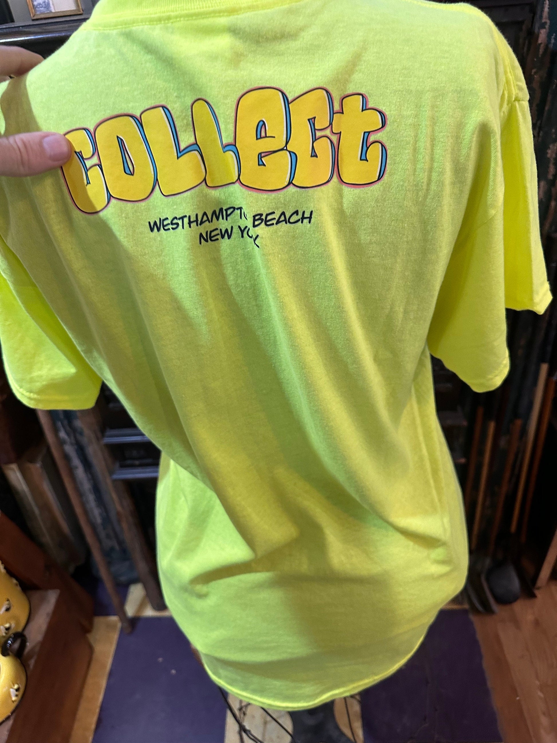 Collect T-Shirt with Subway Photograph/Collect Logo Graphics