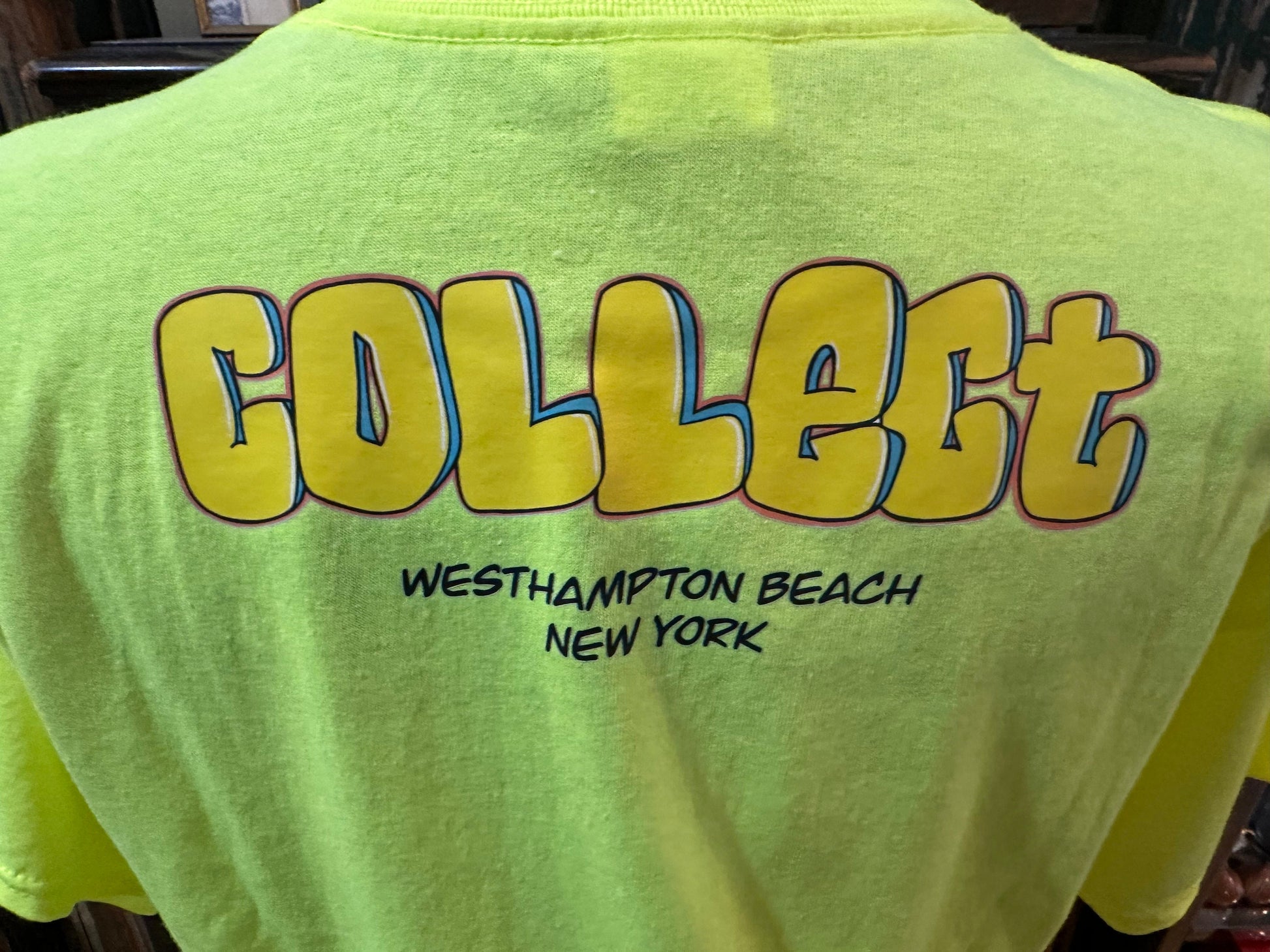 Collect T-Shirt with Subway Photograph/Collect Logo Graphics