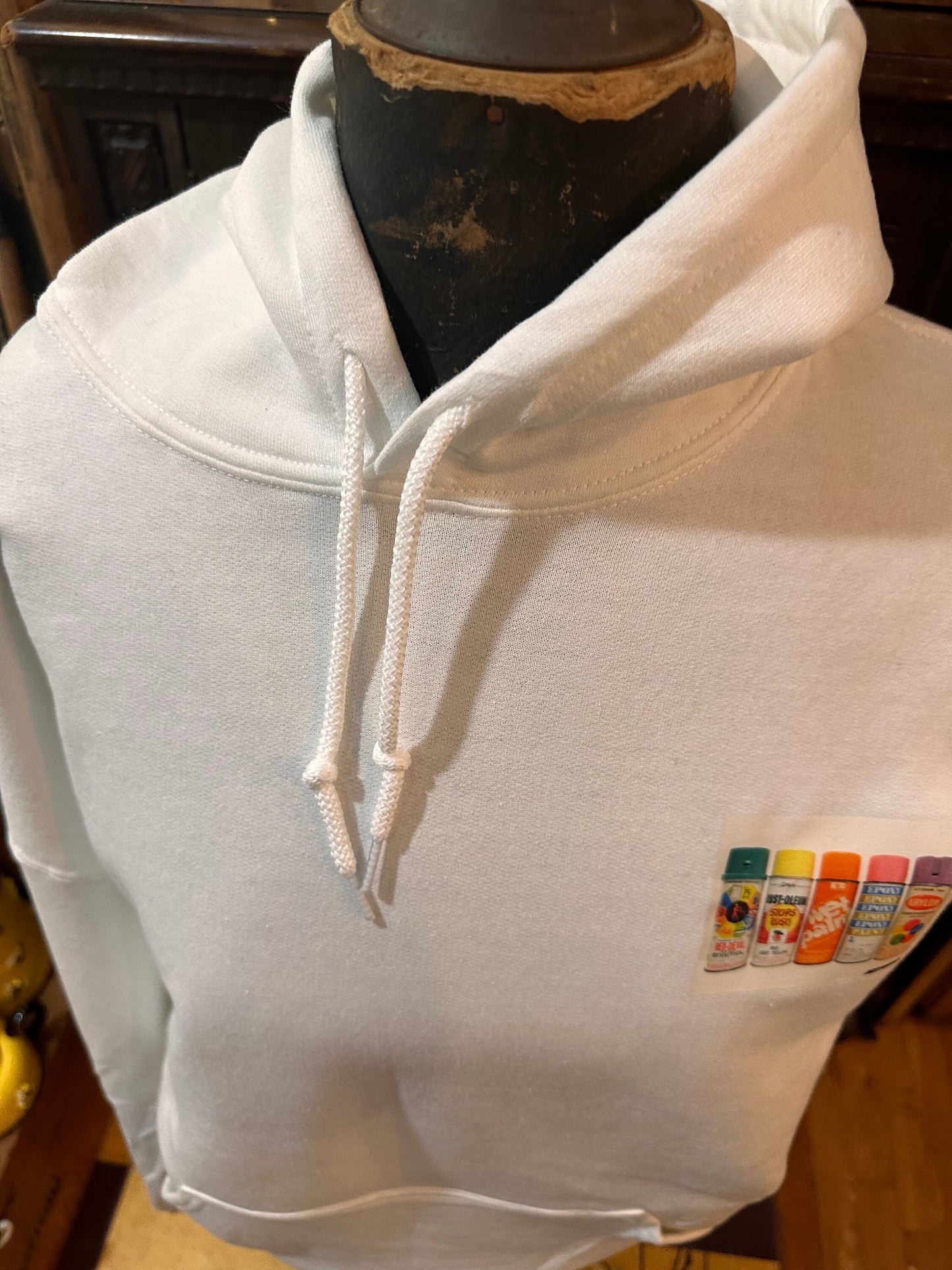 Collect Spray Paint Cans Graphic Hoodie