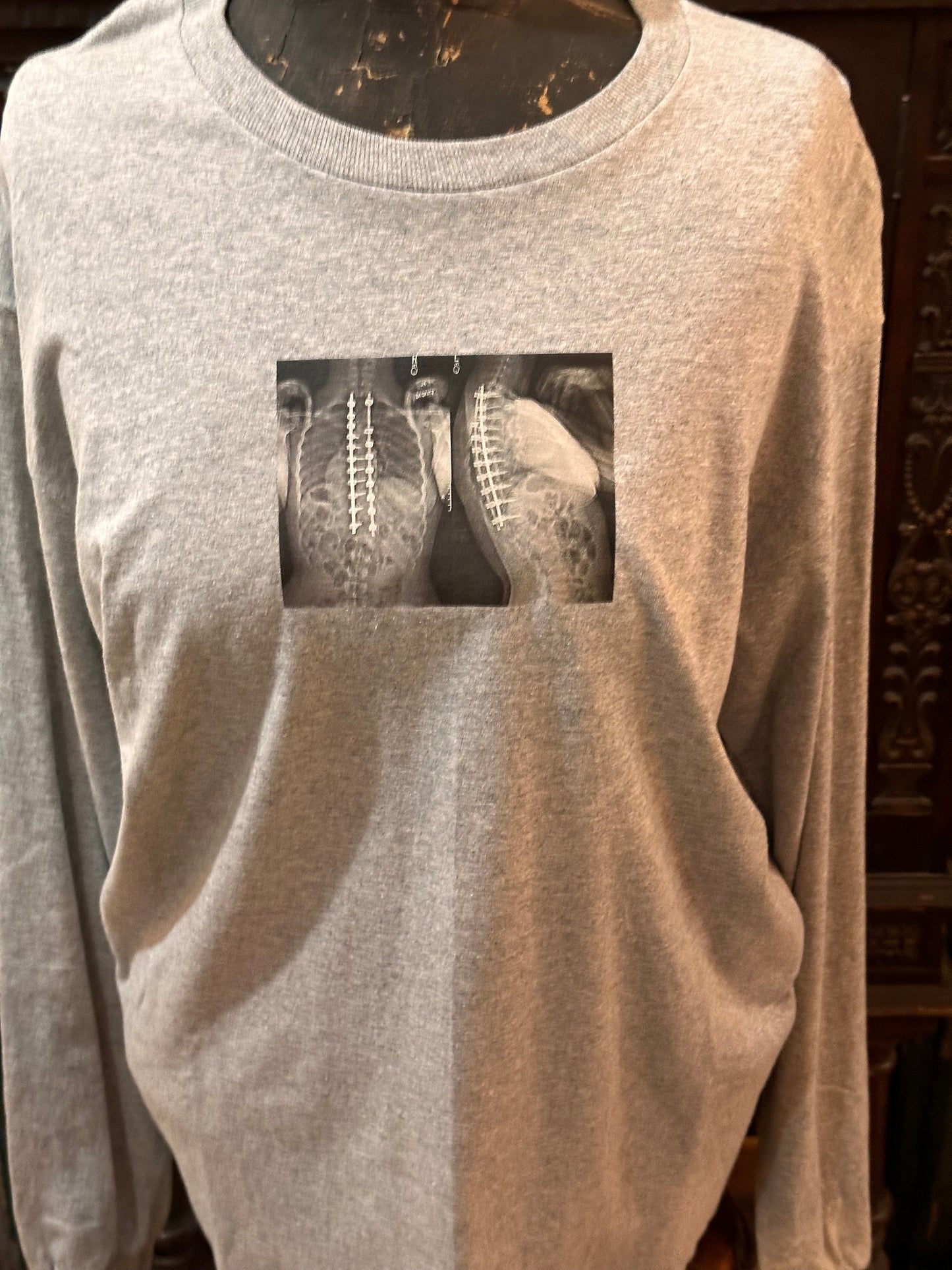 Collect Long Sleeve Top with X-Rays Graphic