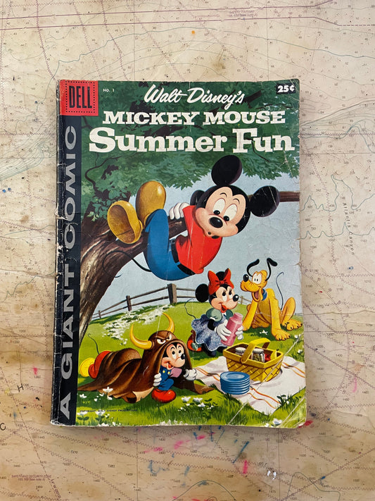 Walt Disney's Mickey Mouse Summer Fun No.1 1958 Issue