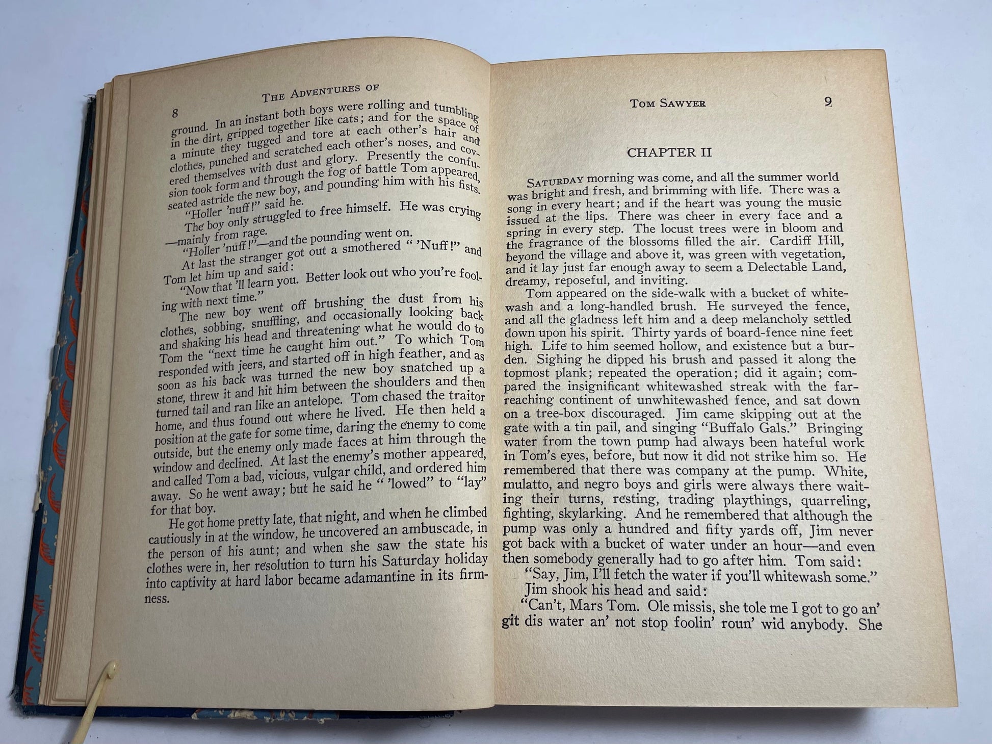 Immortal Masterpieces of Literature, The Adventures of Tom Sawyer by Samuel L. Clemens, Classic 1930's Tales, Vintage Literature