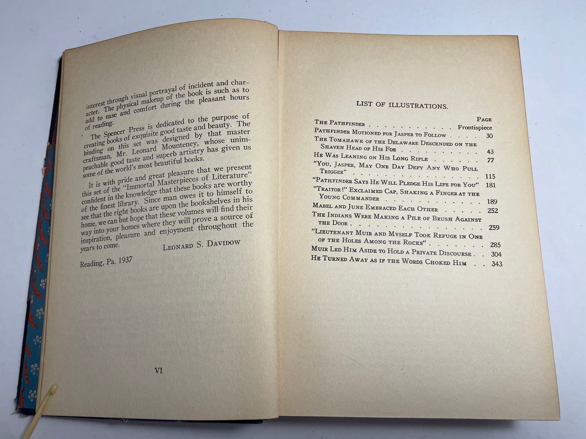 Immortal Masterpieces of Literature, The Pathfinder or The Inland Sea by James Fenimore Cooper, Vintage Collectible, Adventure Novel