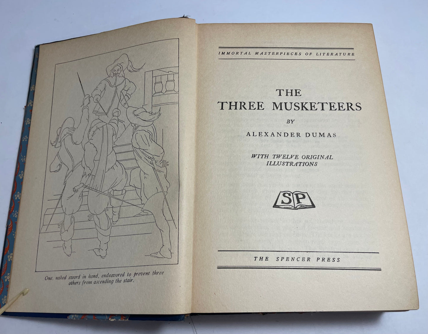 Immortal Masterpieces of Literature, The Three Musketeers by Alexander Dumas,