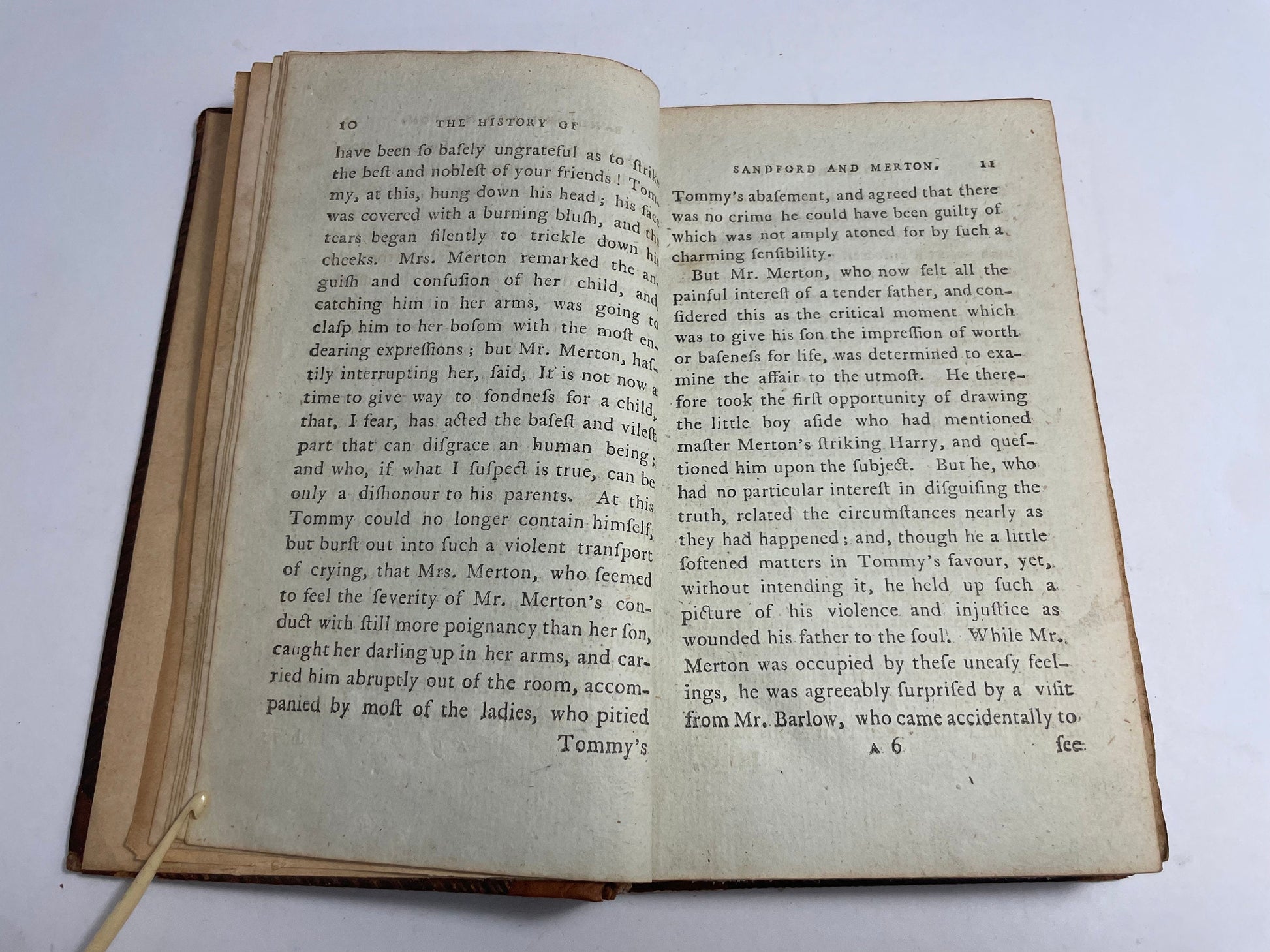 The History of Sandford and Merton by Thomas Day, Vol. III., 1900's Antique Book, Rare Book, Children's Book, Illustrated 19th Century Book