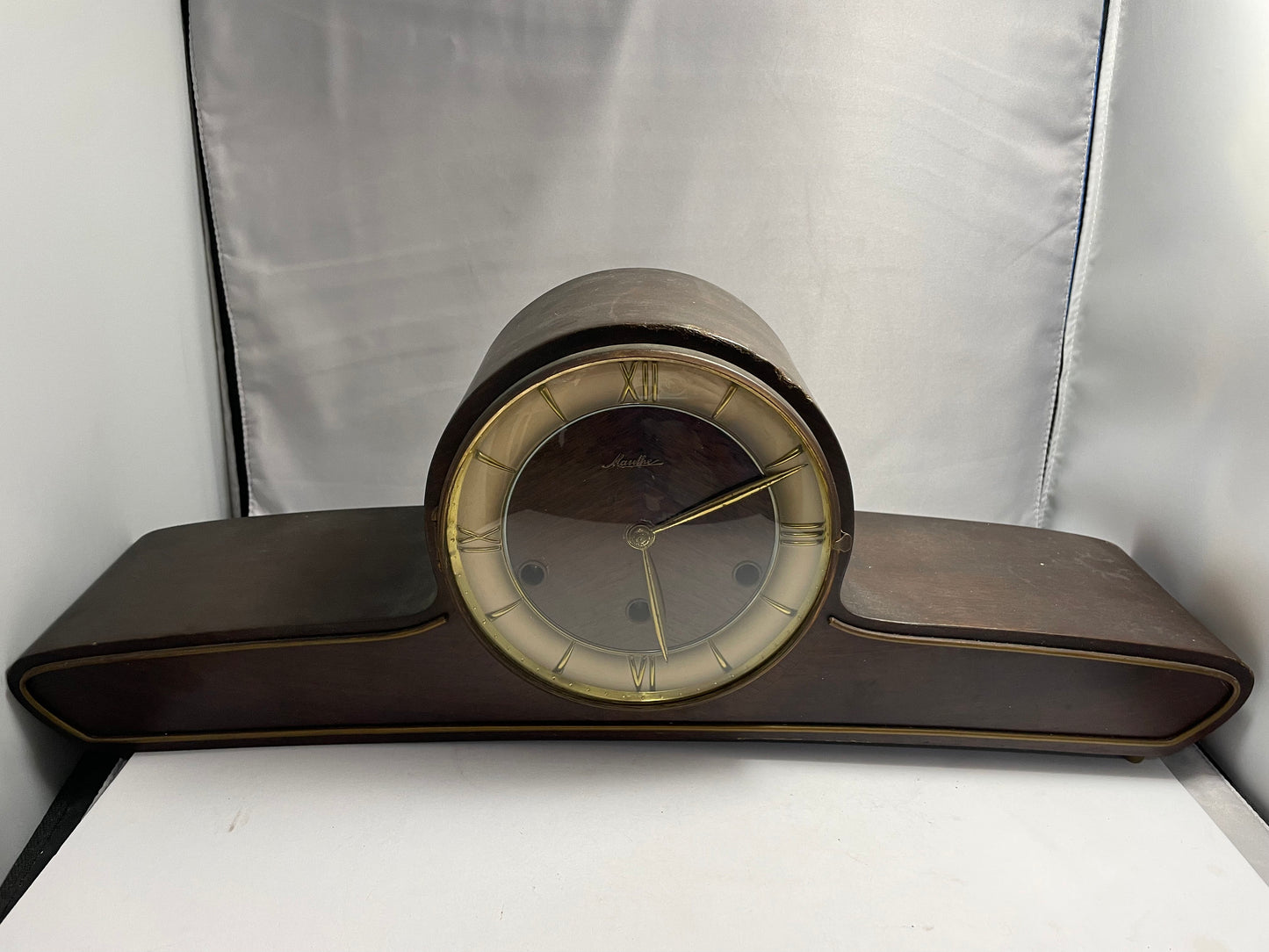 Vintage Mauthe Mantel Clock from the 1920's, Collectible Timepiece, Antique Clock, Classic Style