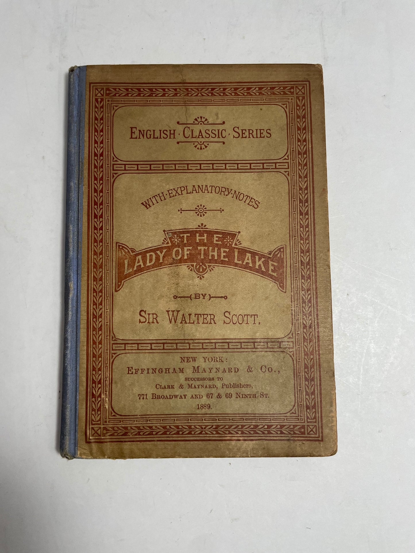 The Lady of the Lake By Sir Walter Scott. English Classic Series, Collectible Literature, English Classic Series, 1930's Antique