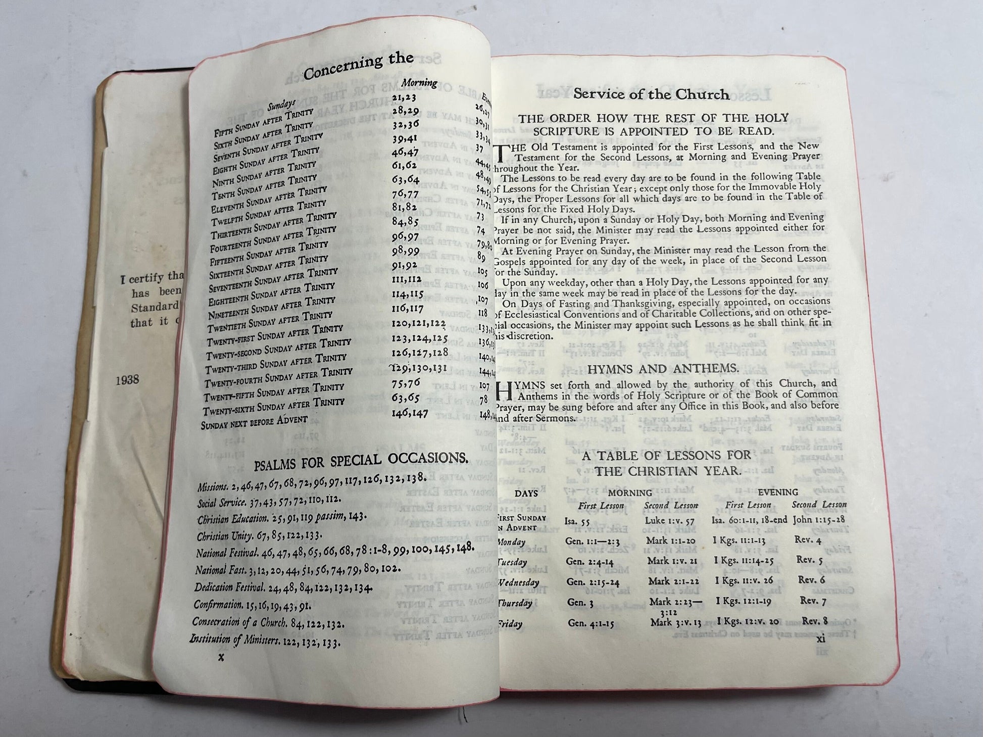 The Book of Common Prayer Published by Thomas Nelson & Sons New York, Episcopal Bible, Antique Church Bible, Collectible Prayer Book