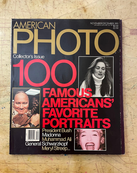 American Photo Collector's Issue Magazine 100 Famous Americans Nov/Dec 1991