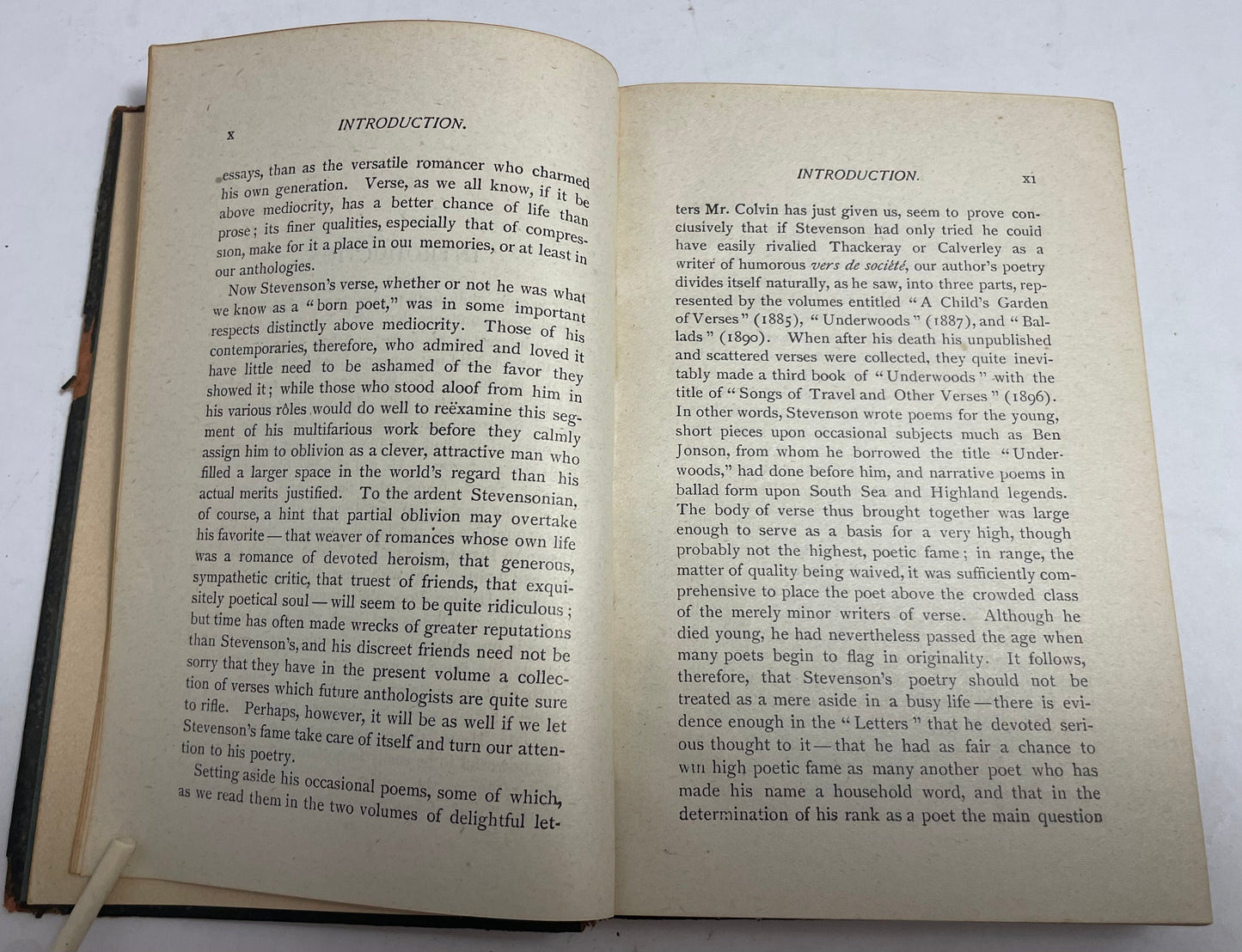 The Poems of Robert Louis Stevenson, 1900's Collectible, Antique Poetry Book, Rare Edition, English Literature, Scottish Novelist