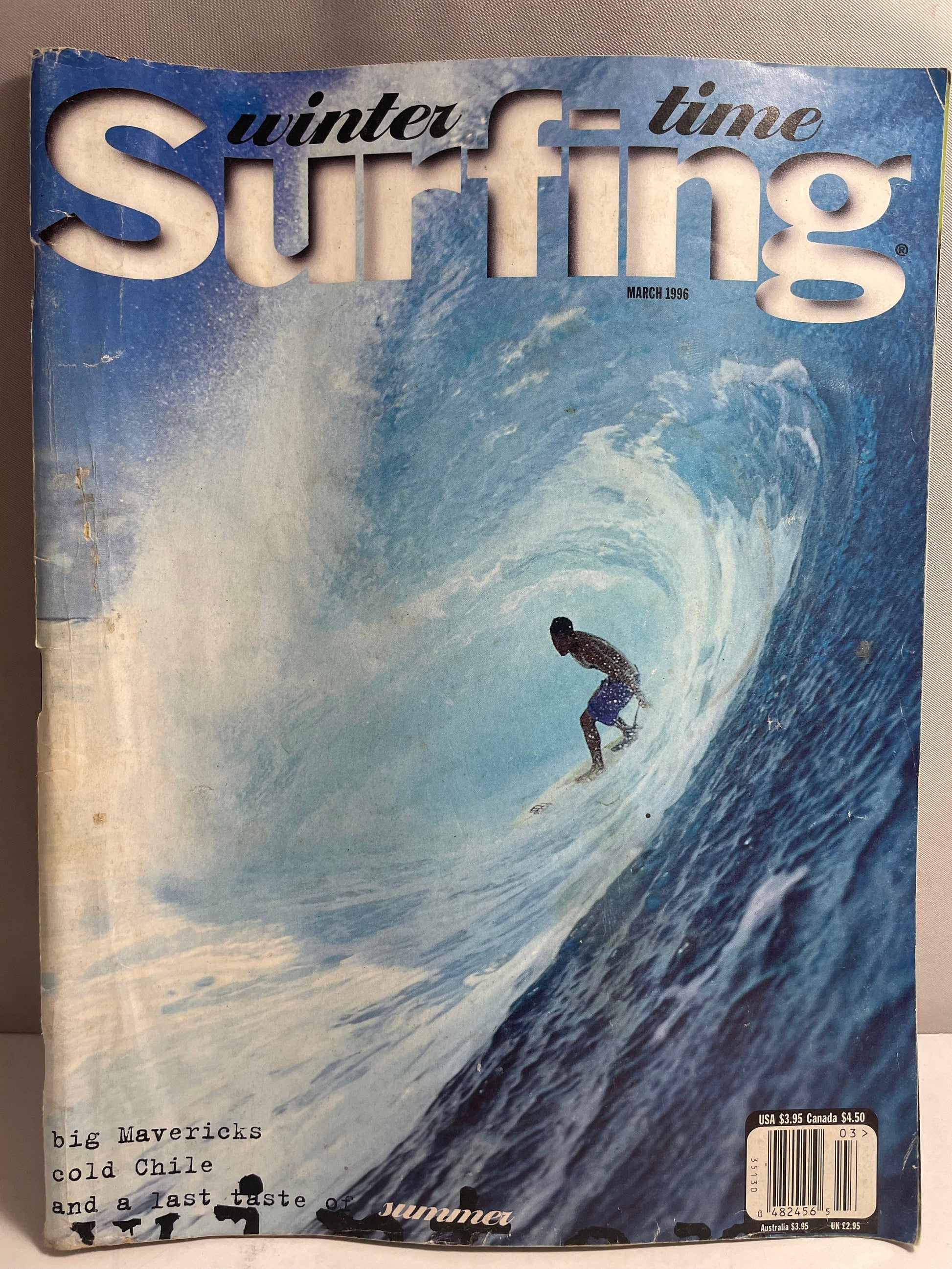 1996 March Surfing Magazine, Vintage Surfing Collectible, 90's Sports Memorabilia