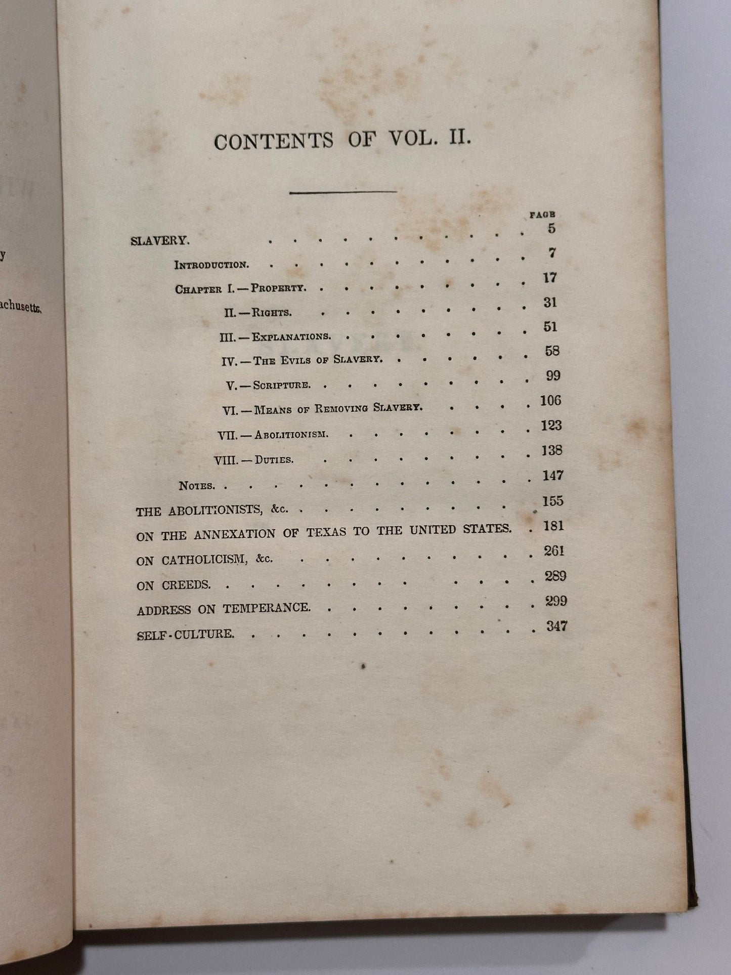 Works of William E. Channing, D.D. Volume 2 Only, 8th Complete Edition, 1849 by Channing, William E