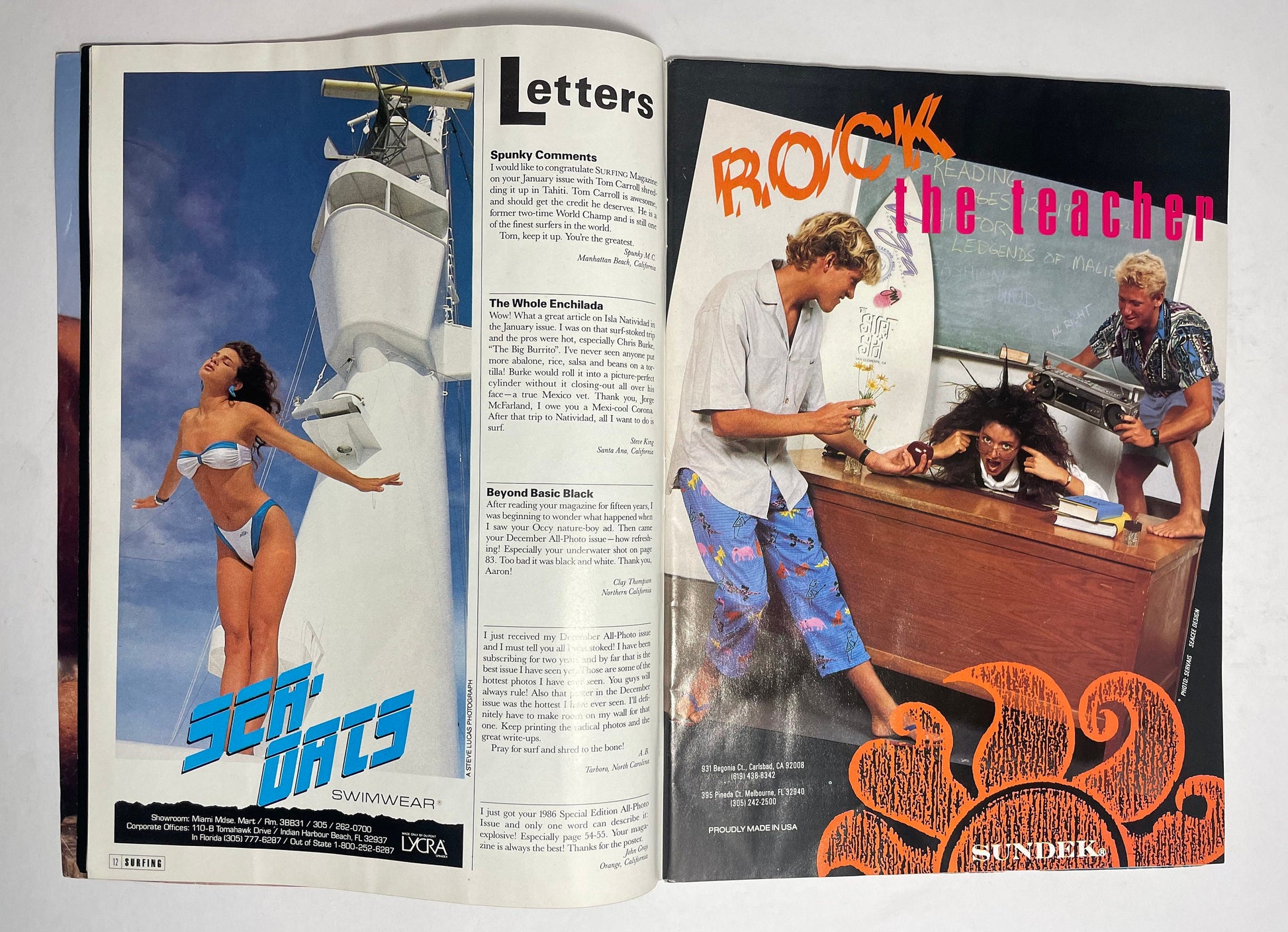 1987 March Surfing Magazine, Vintage Surfing Collectible, 90's Sports Memorabilia