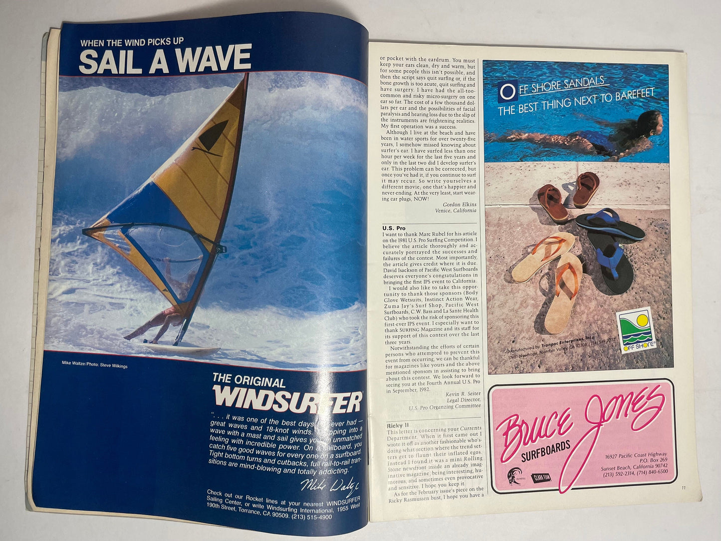 1982 May Surfing Magazine, Collectible Surf Magazine, Retro Advertisements, Surf Photography, Vintage Magazine