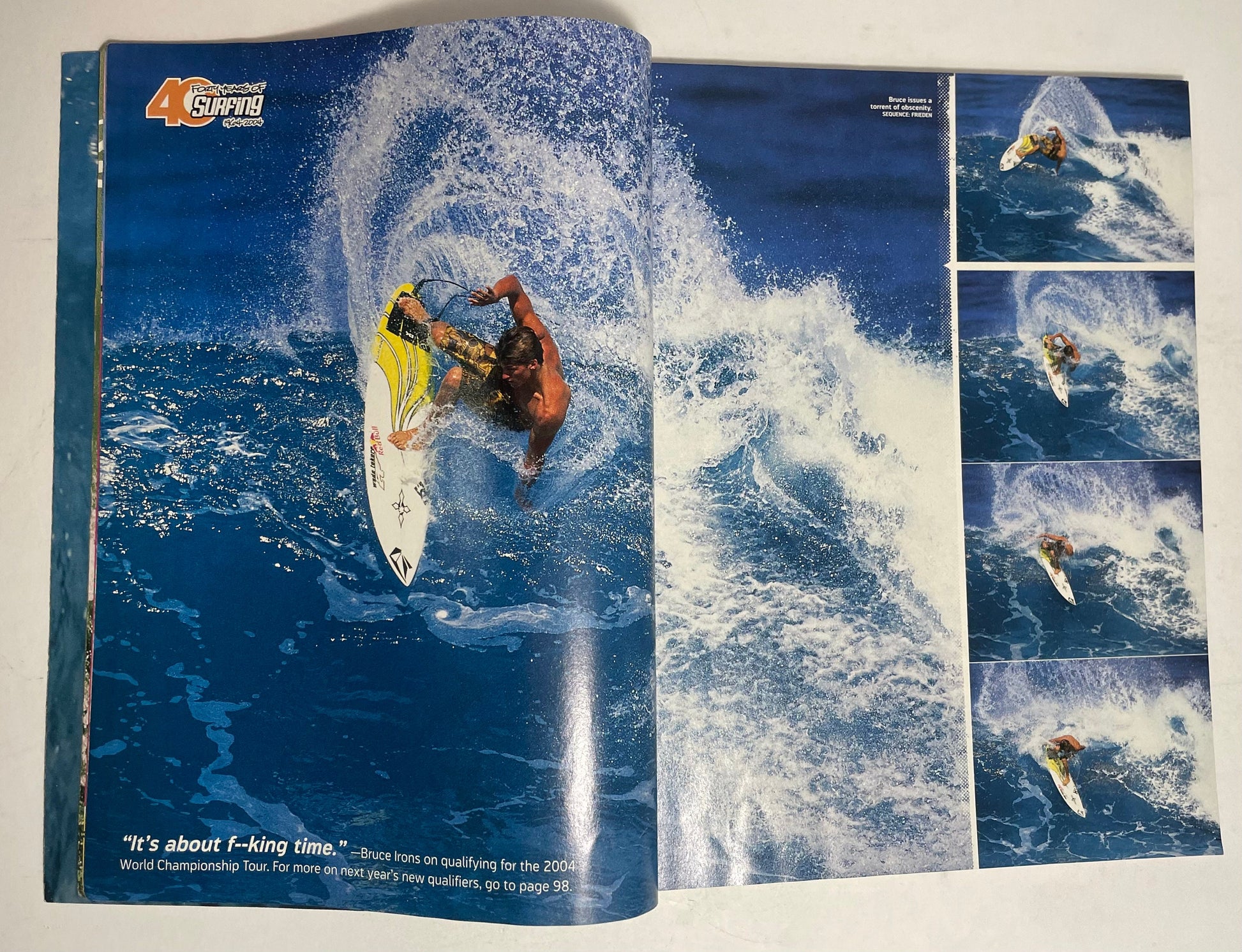 2004 March Surfing Magazine, Collectible Vintage Magazine, Surf Advertisements, Surf Photography, Early 2000's Entertainment
