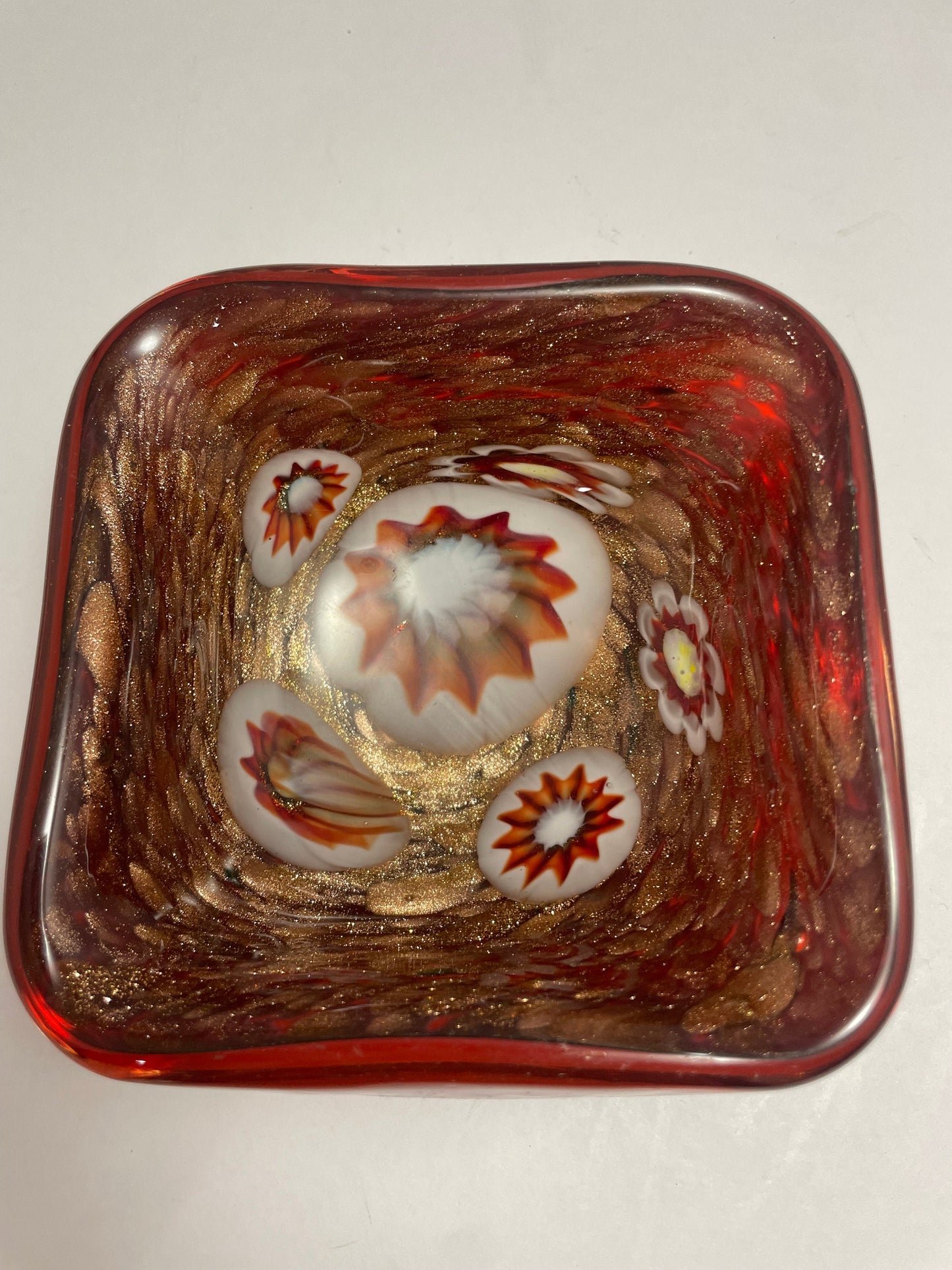 Mid Century Venetian Glass Bowl