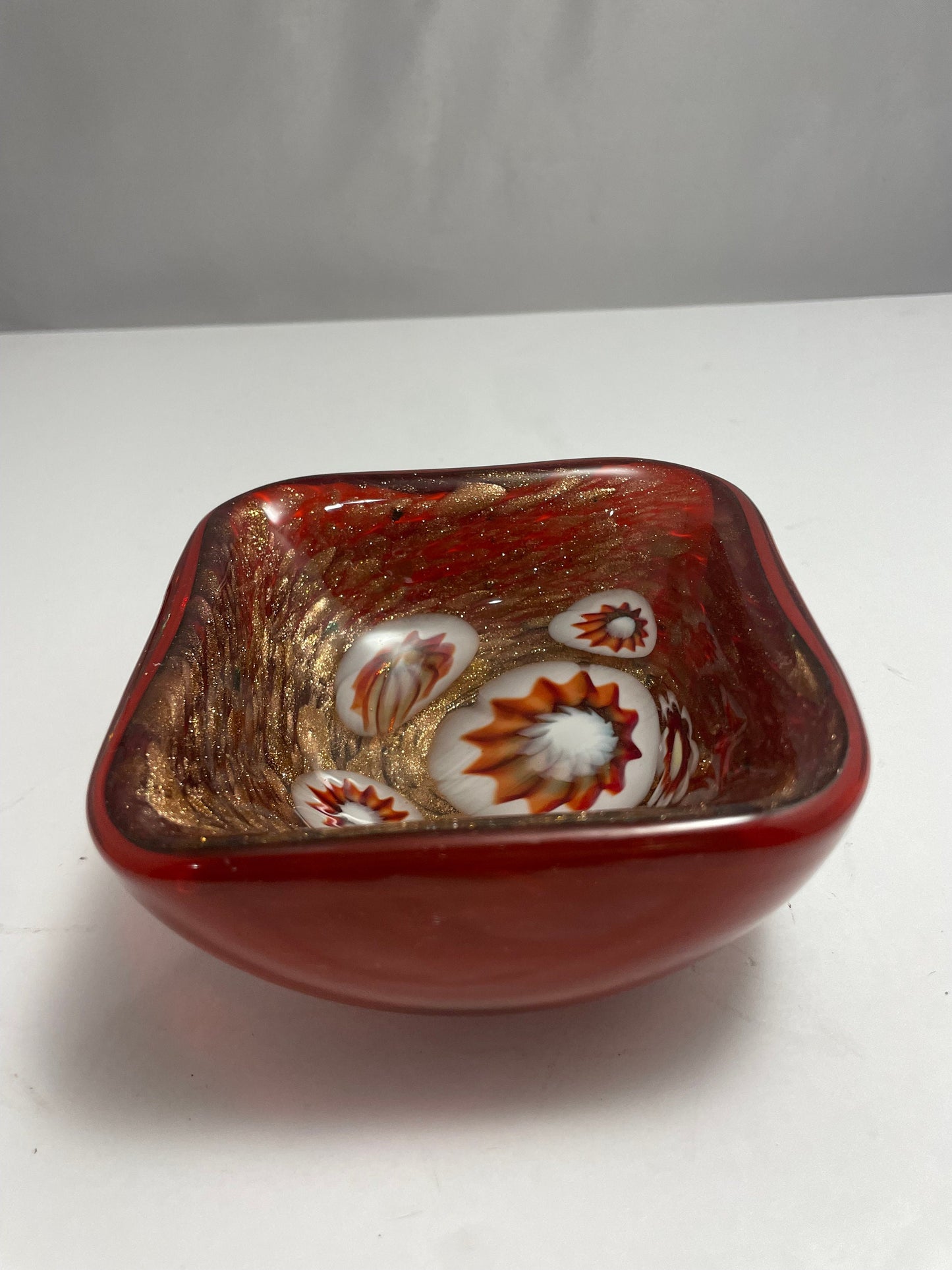 Mid Century Venetian Glass Bowl