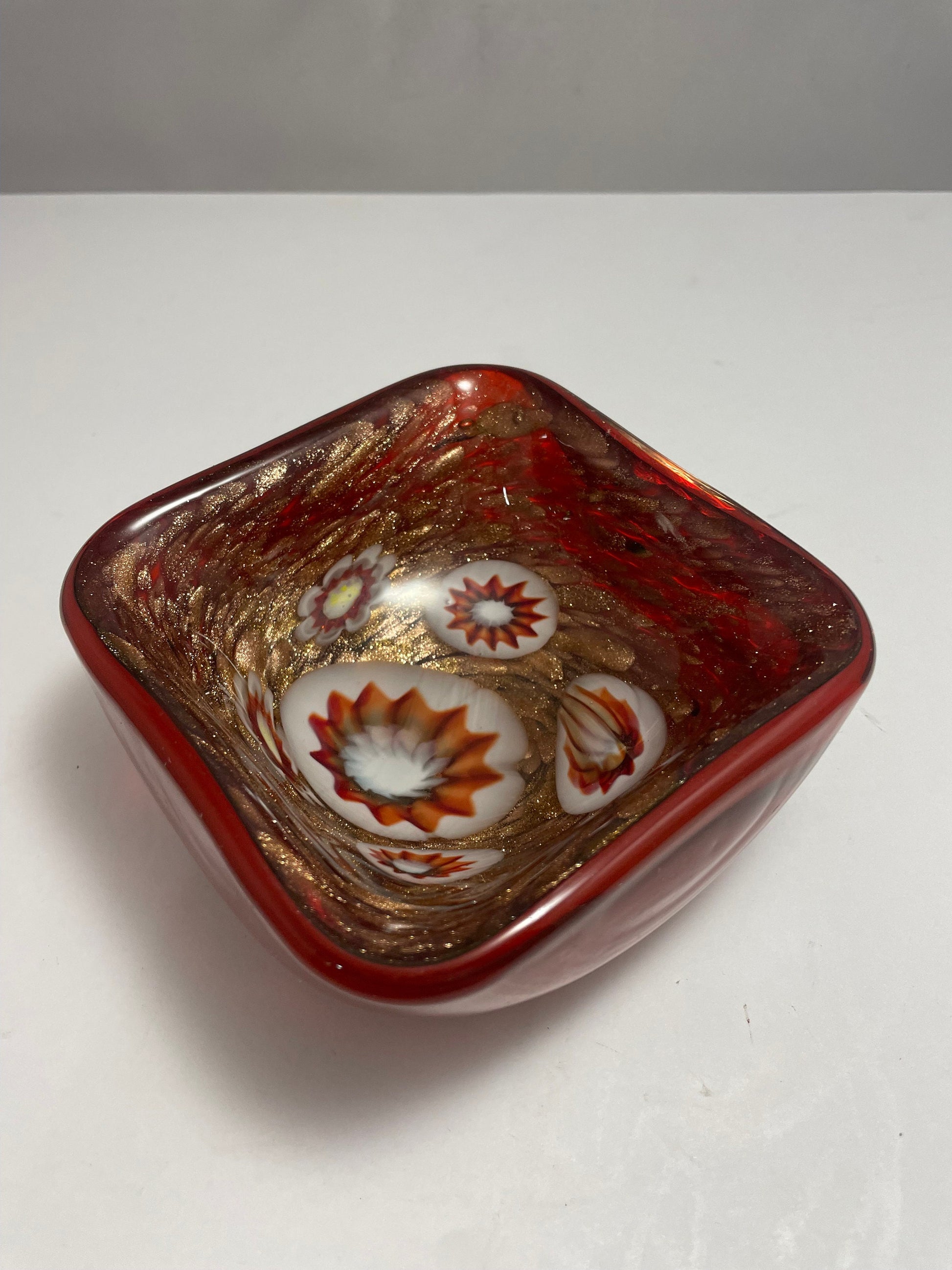 Mid Century Venetian Glass Bowl