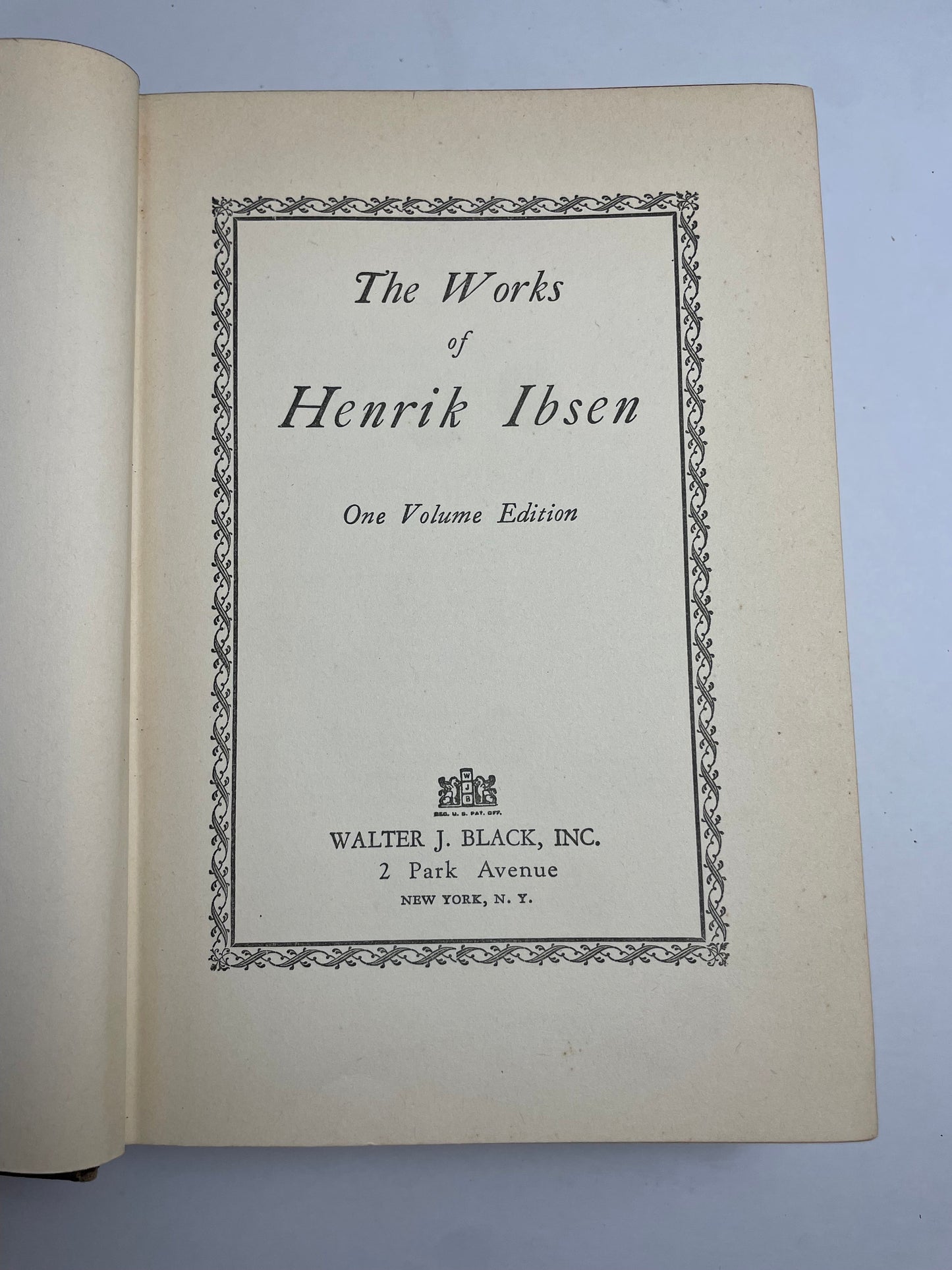 Collected Works of Henrik Ibsen 1928