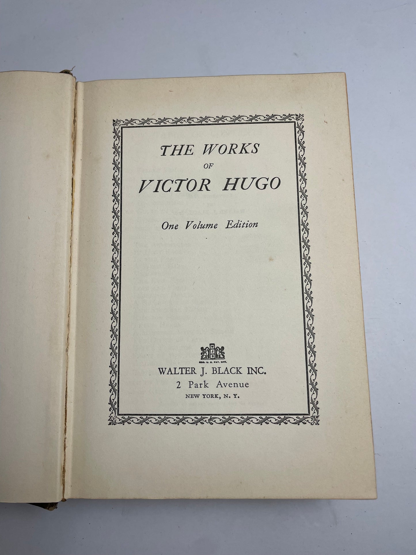 Collected Works of Victor Hugo 1928