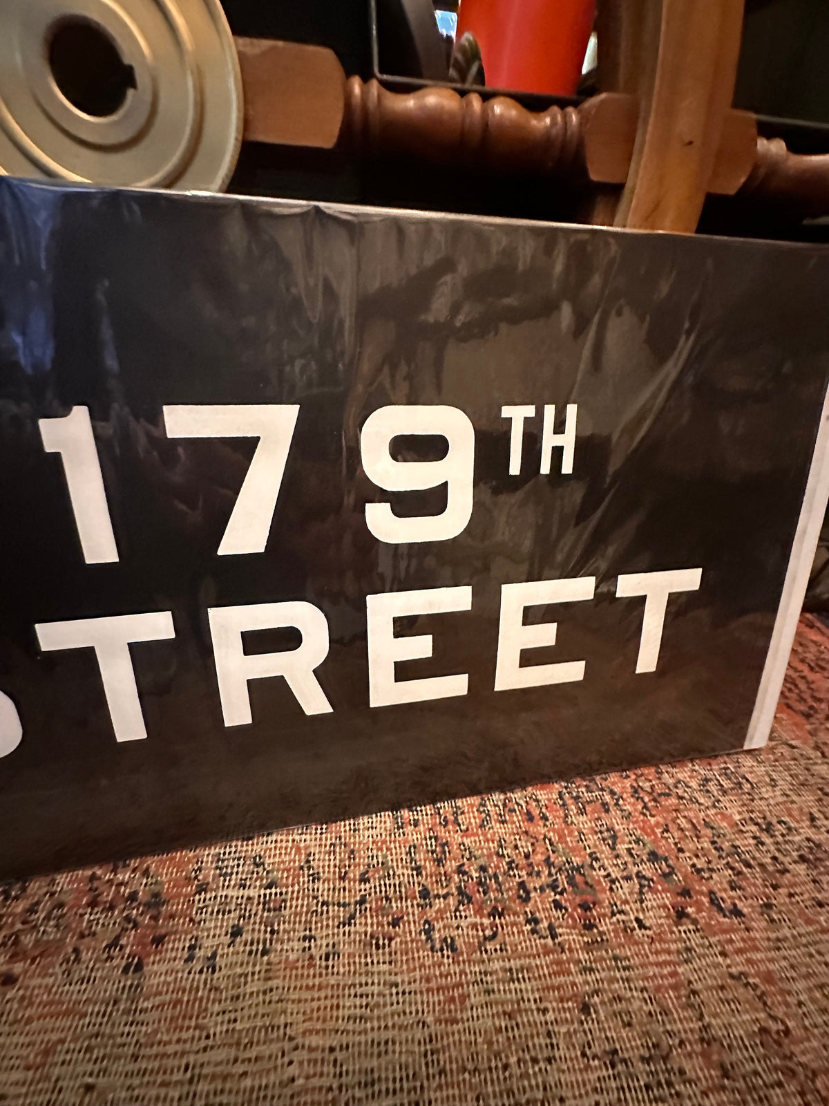 Vintage NYC Subway Sign Map - Coney Island to 179th Street F Line
