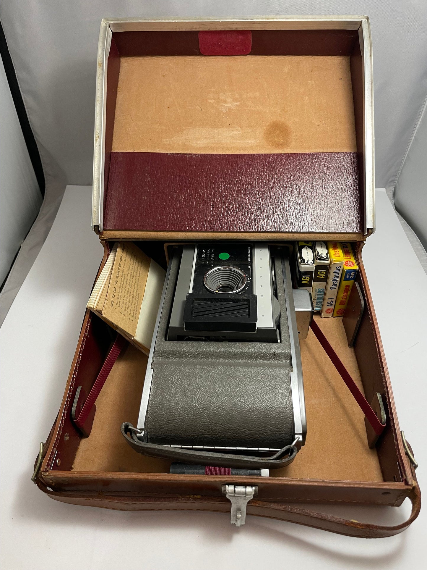 Polaroid Land Camera J66 with Original Case and Manual