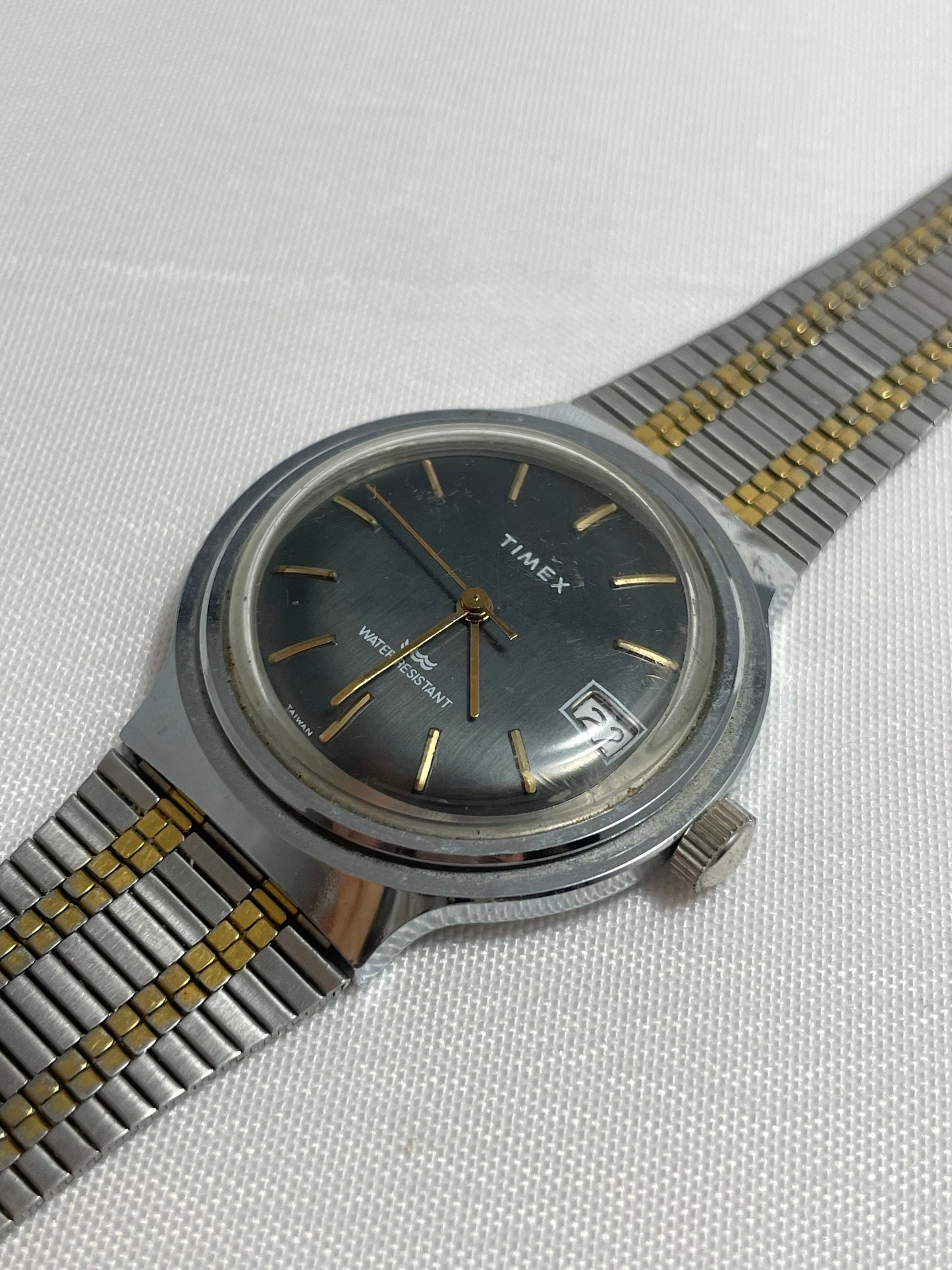 Vintage 1970's Timex Royal Oak Style Mechanical Watch