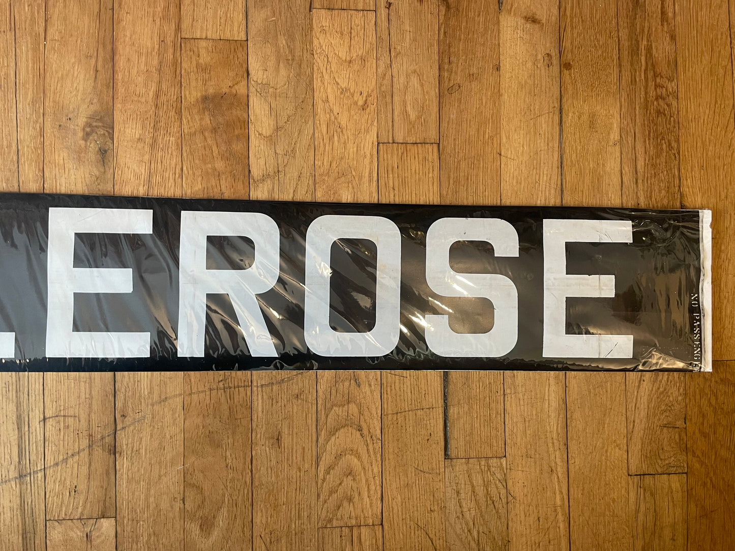 Vintage NYC Destination Sign - 'To Bellerose'