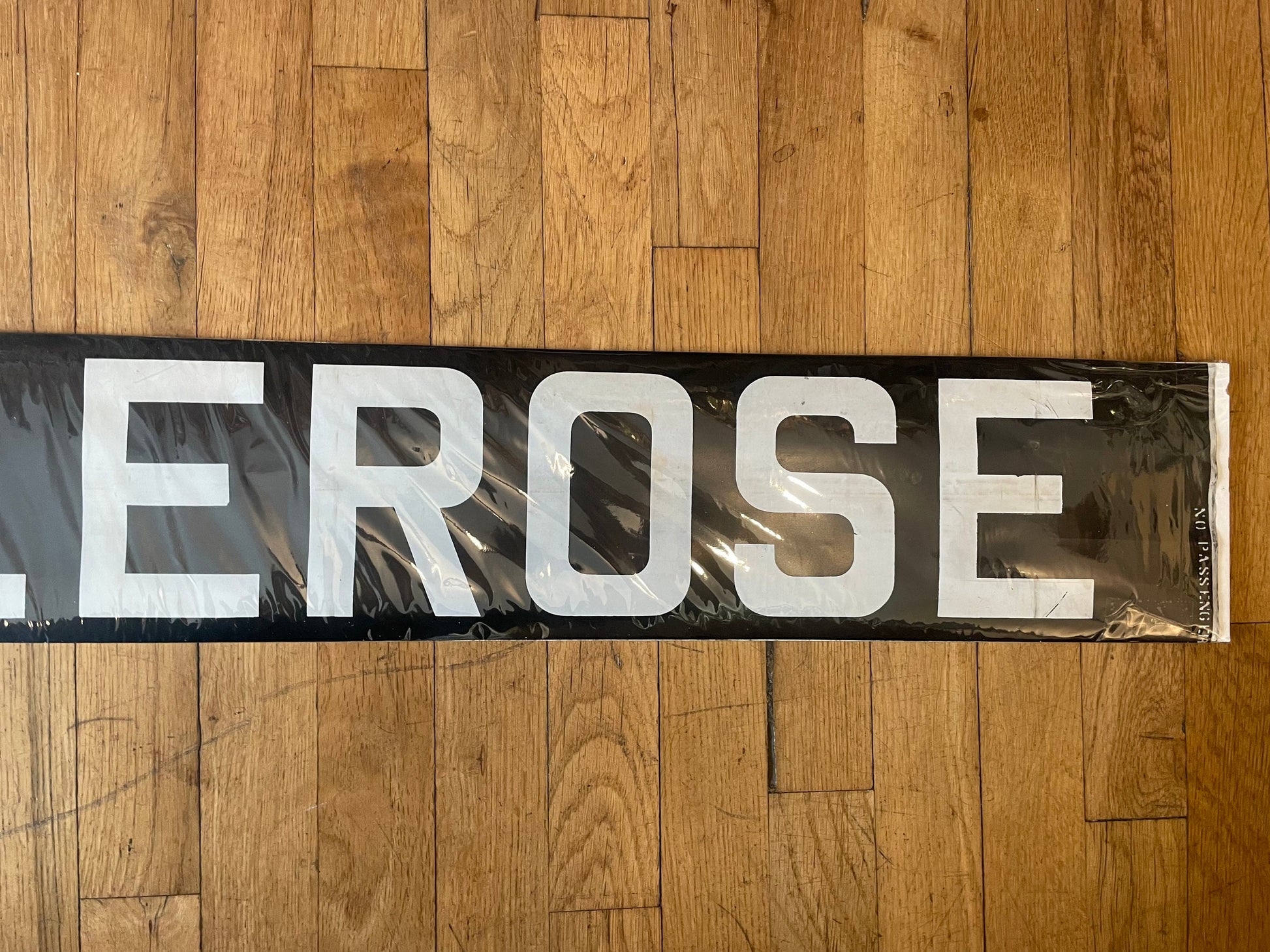 Vintage NYC Destination Sign - 'To Bellerose'