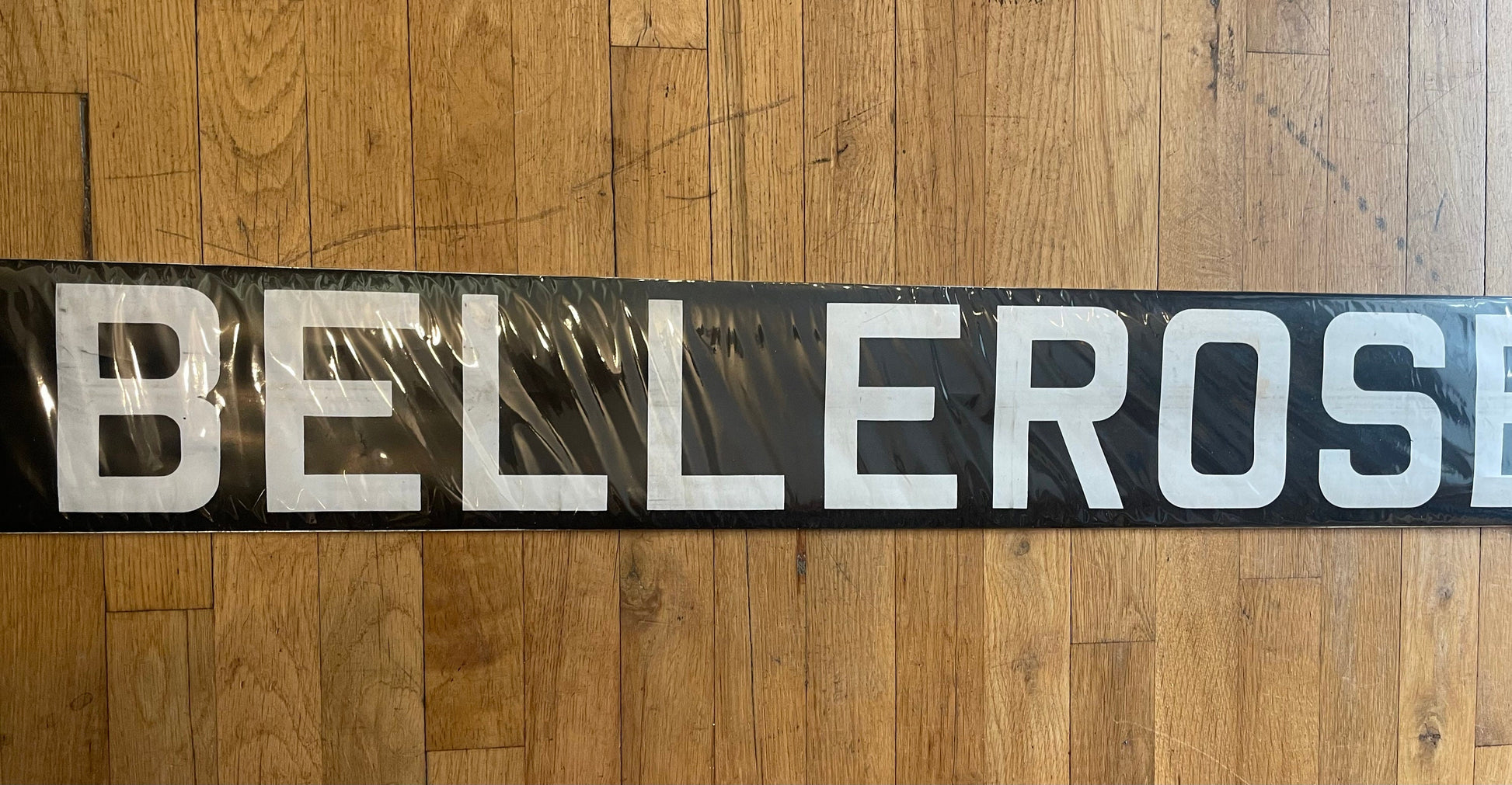 Vintage NYC Destination Sign - 'To Bellerose'