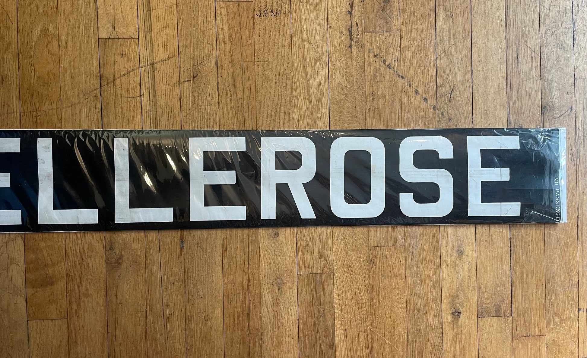 Vintage NYC Destination Sign - 'To Bellerose'