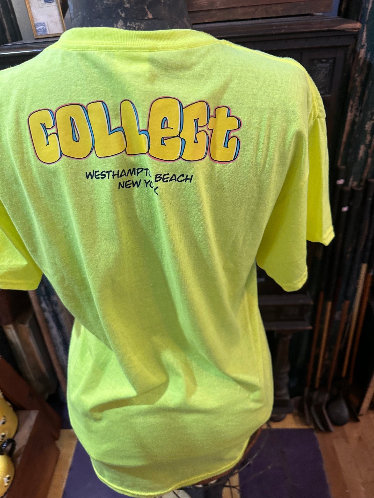 Collect T-Shirt with Subway Photograph/Collect Logo Graphics