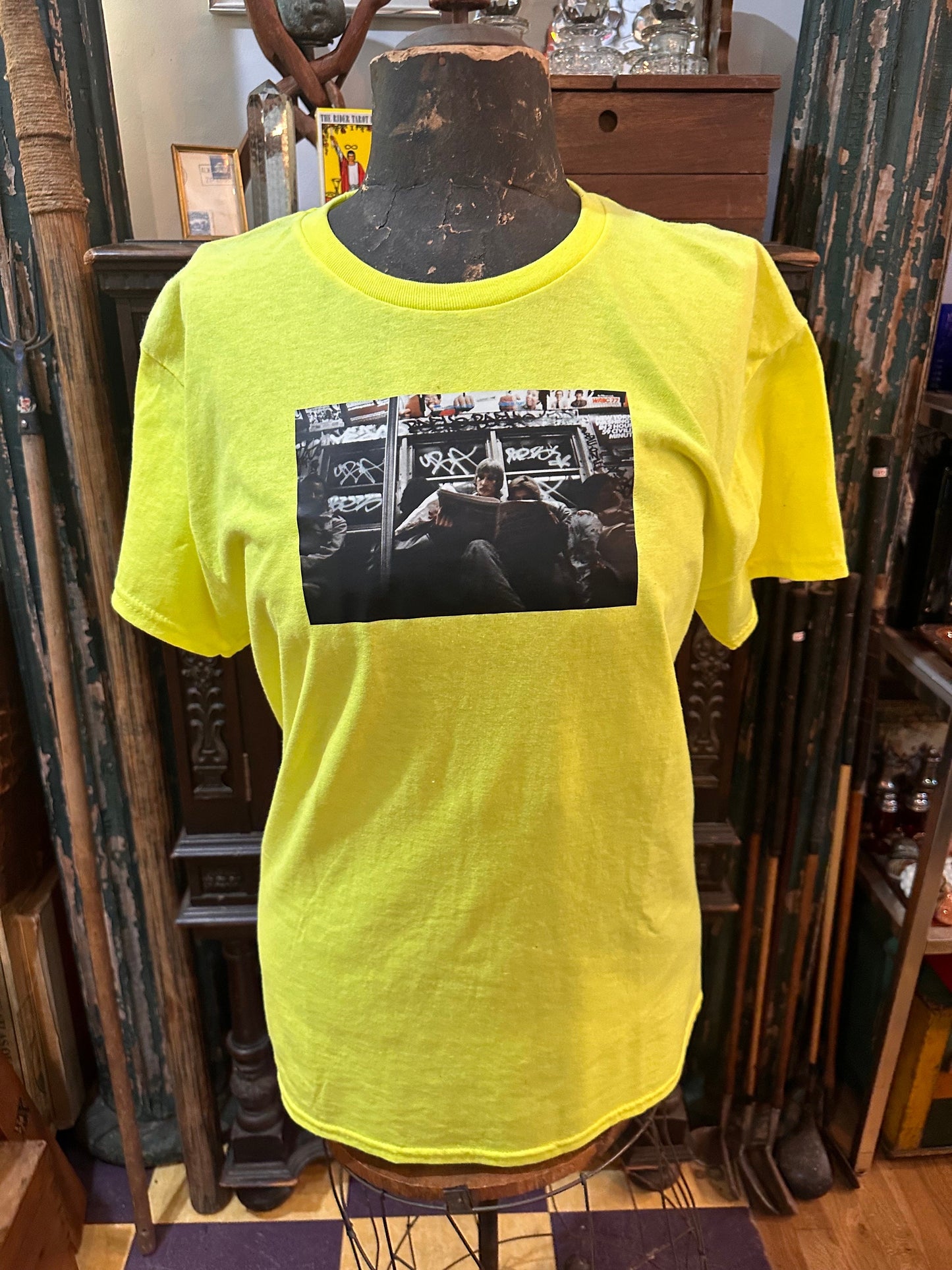 Collect T-Shirt with Subway Photograph/Collect Logo Graphics