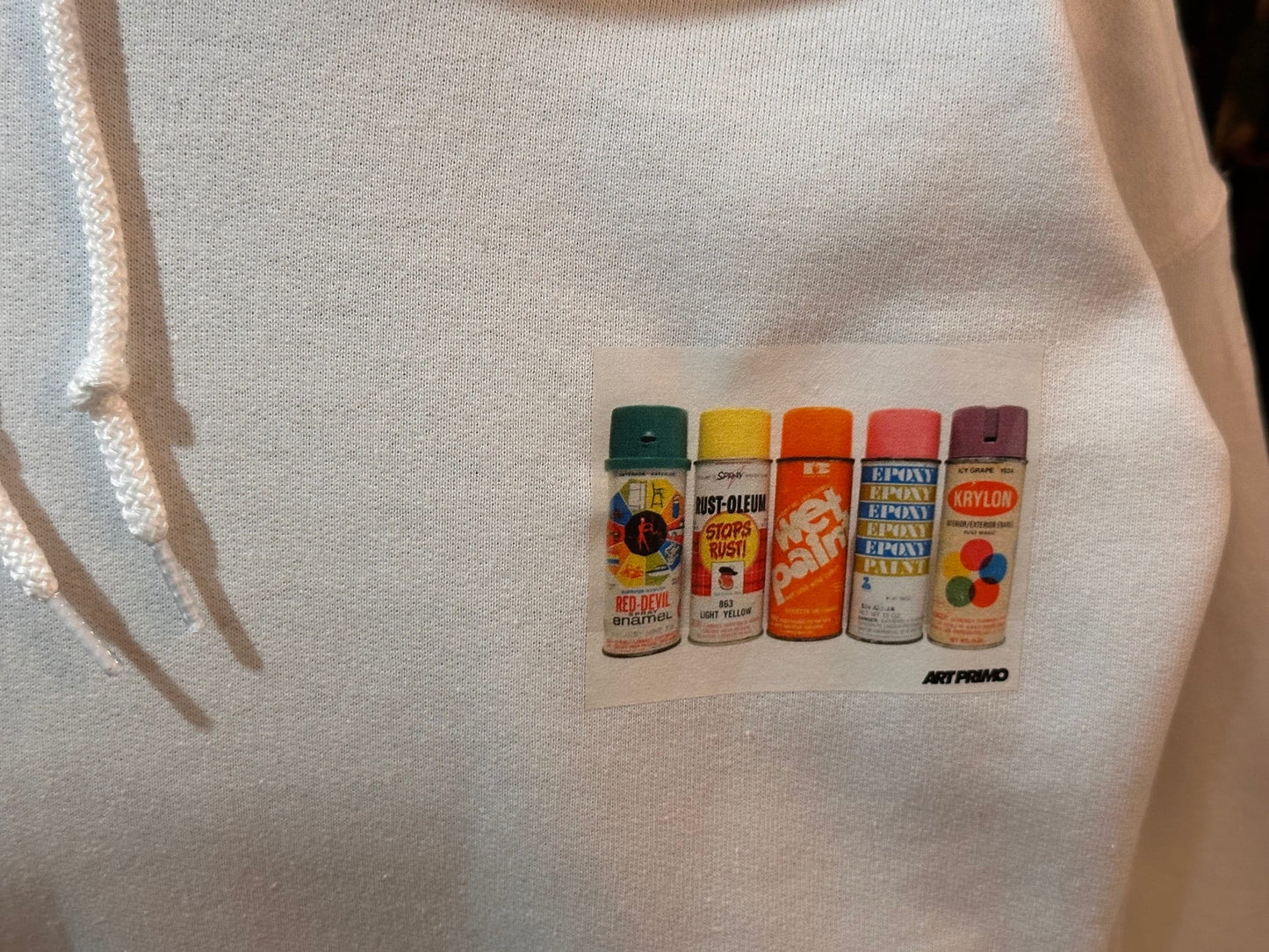 Collect Spray Paint Cans Graphic Hoodie