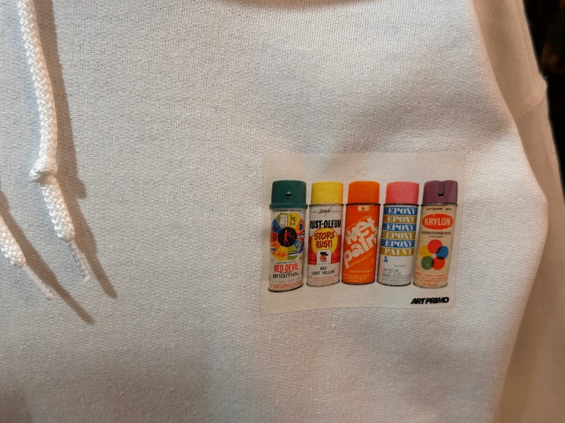 Collect Spray Paint Cans Graphic Hoodie