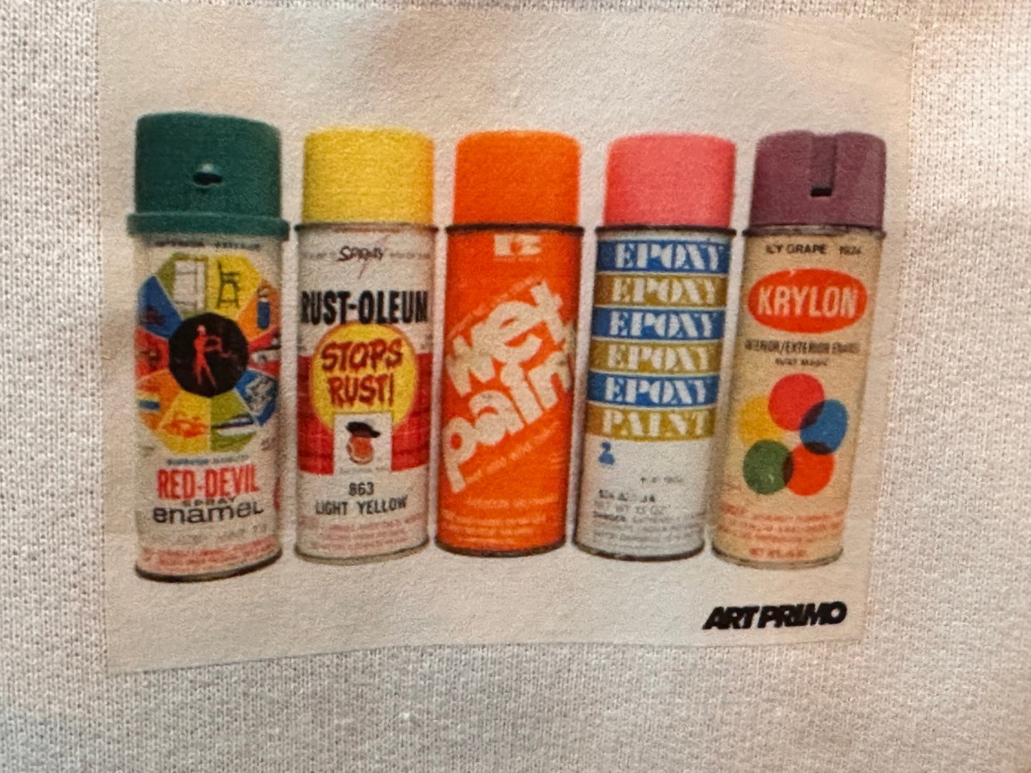 Collect Spray Paint Cans Graphic Hoodie