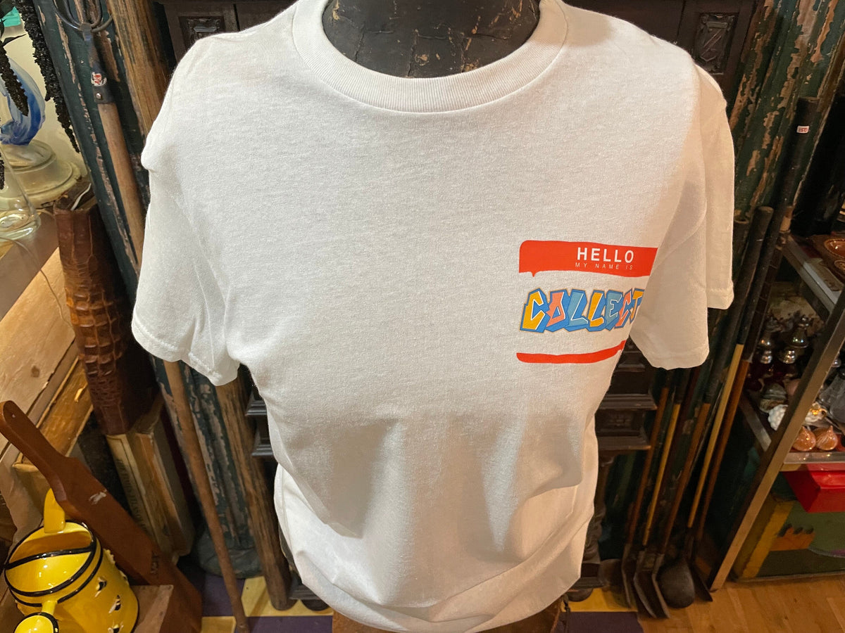 Collect T-Shirt with Hello My Name is Collect Graphic