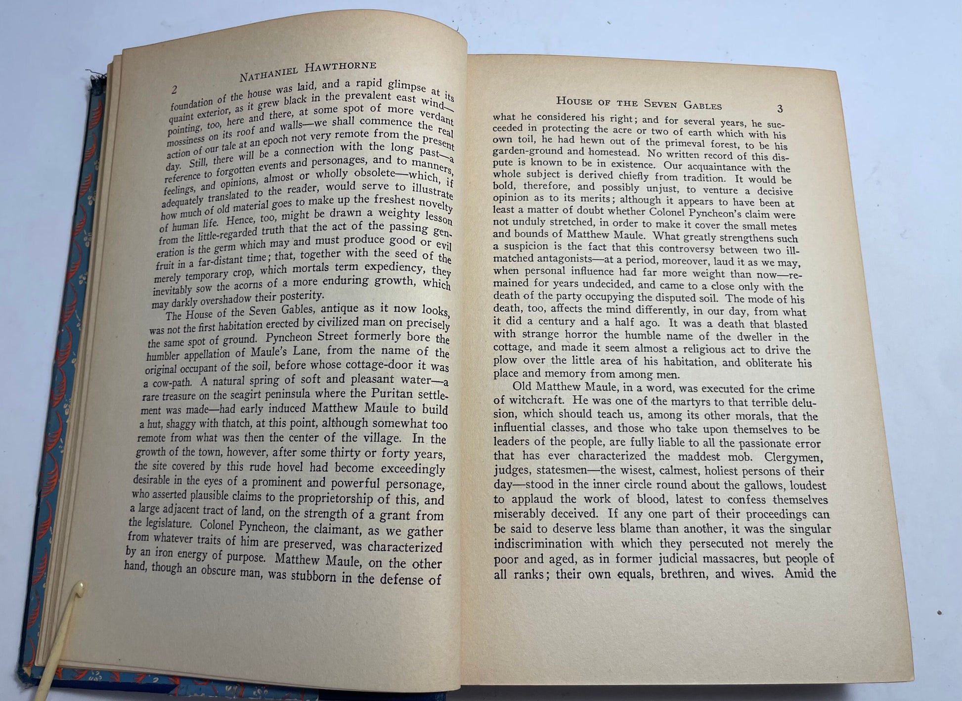 Immortal Masterpieces of Literature, The House of the Seven Gables by Nathaniel Hawthorne, 1930's Collectible, Rare Vintage Book