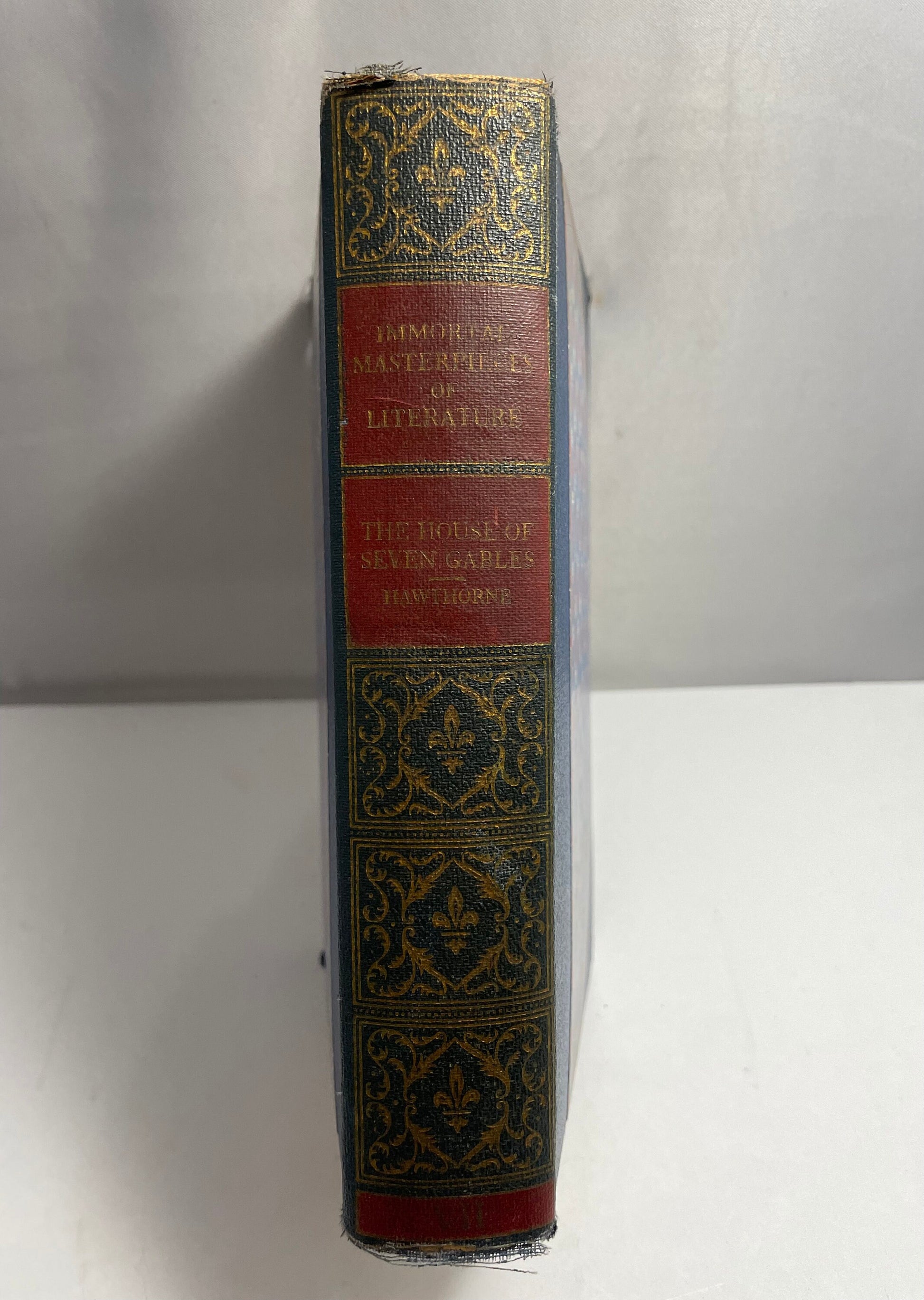 Immortal Masterpieces of Literature, The House of the Seven Gables by Nathaniel Hawthorne, 1930's Collectible, Rare Vintage Book