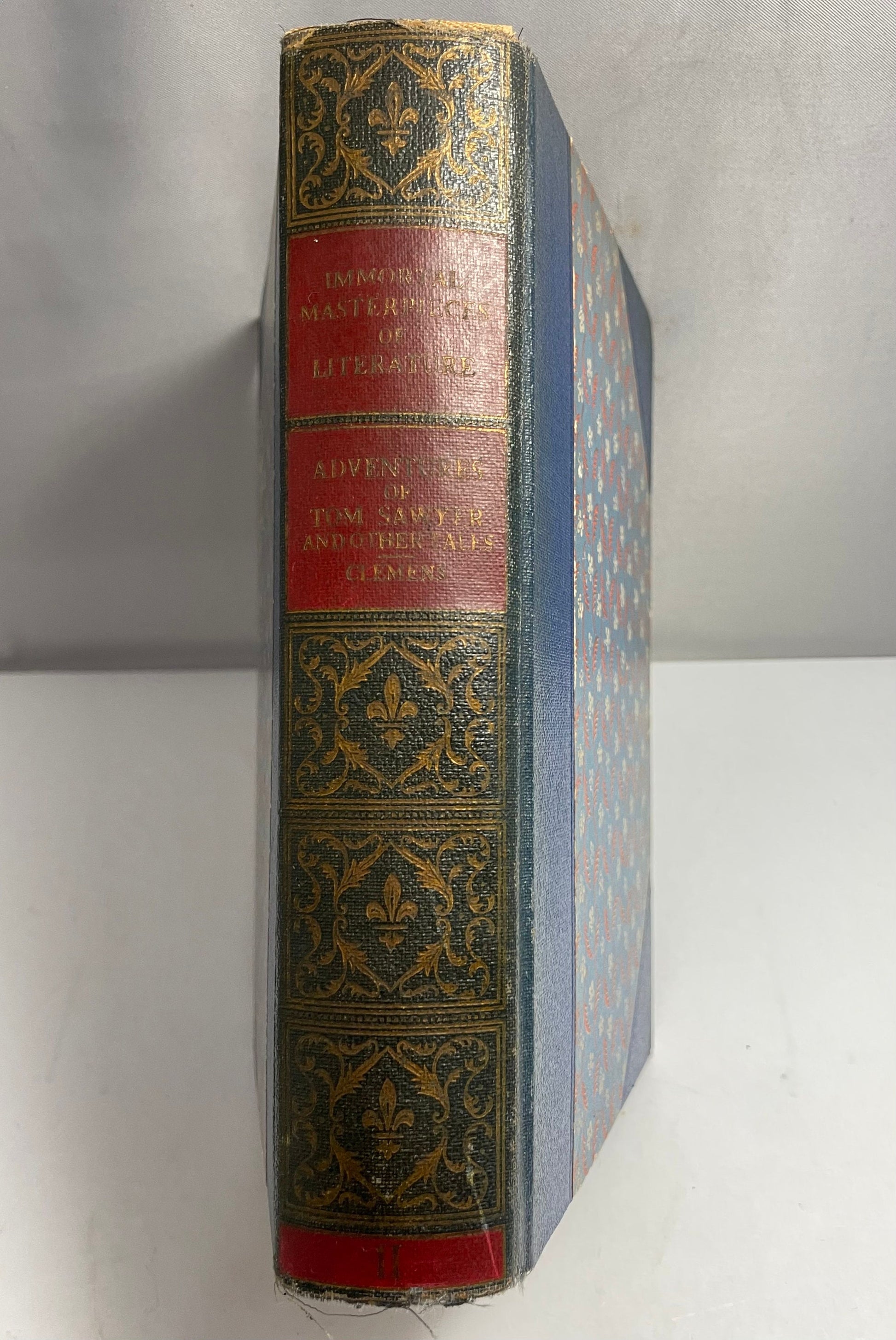 Immortal Masterpieces of Literature, The Adventures of Tom Sawyer by Samuel L. Clemens, Classic 1930's Tales, Vintage Literature