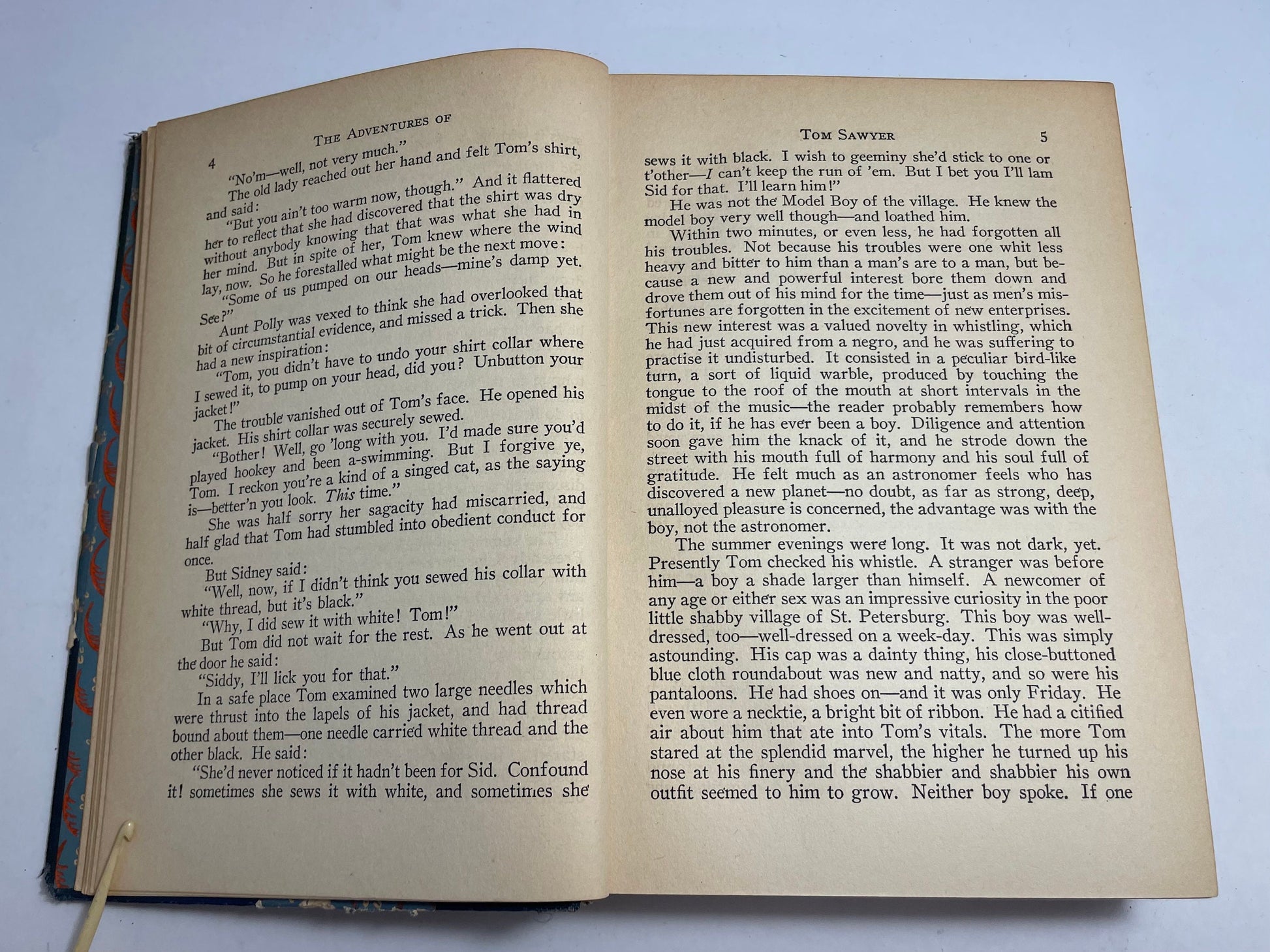 Immortal Masterpieces of Literature, The Adventures of Tom Sawyer by Samuel L. Clemens, Classic 1930's Tales, Vintage Literature