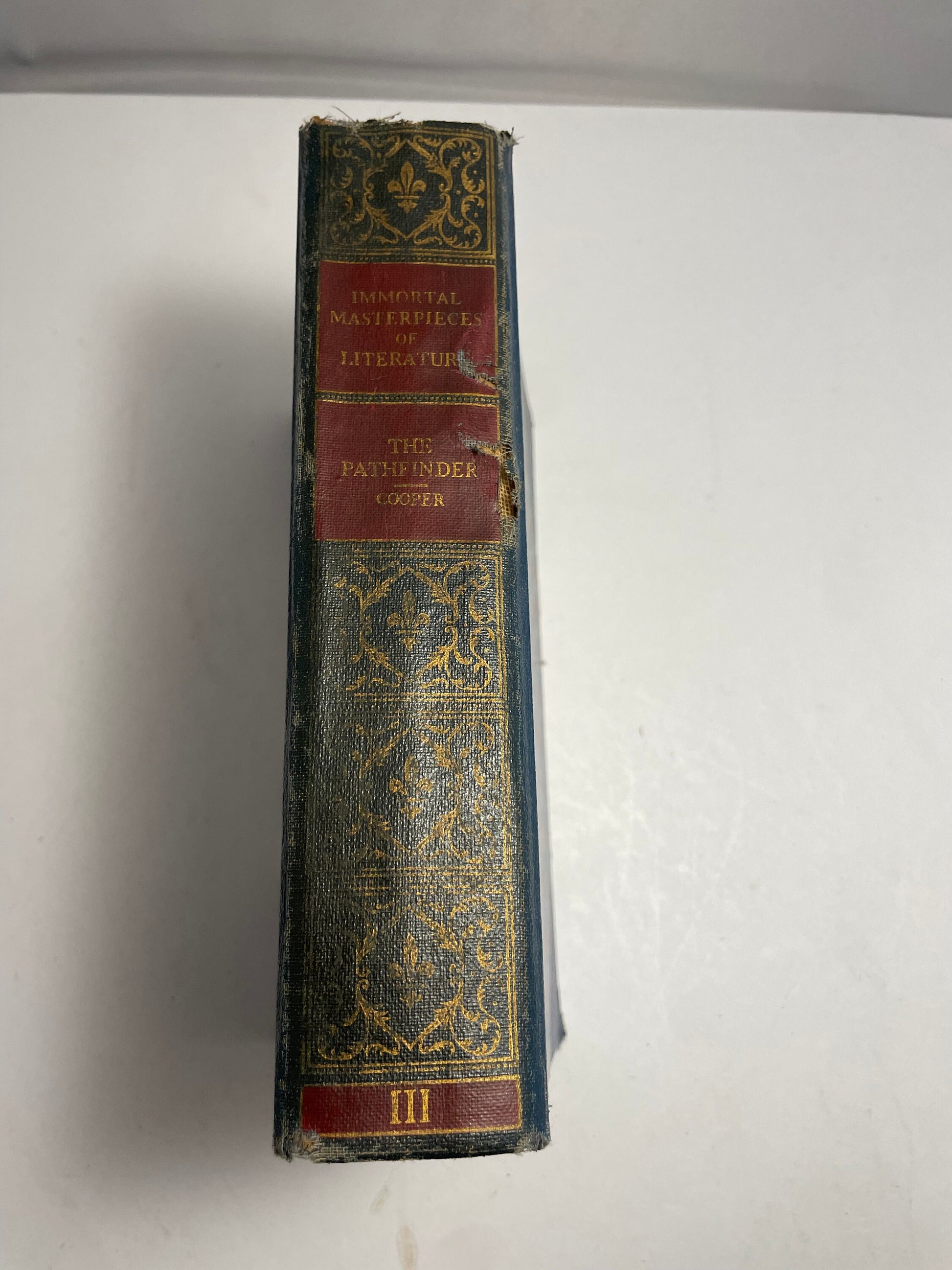 Immortal Masterpieces of Literature, The Pathfinder or The Inland Sea by James Fenimore Cooper, Vintage Collectible, Adventure Novel