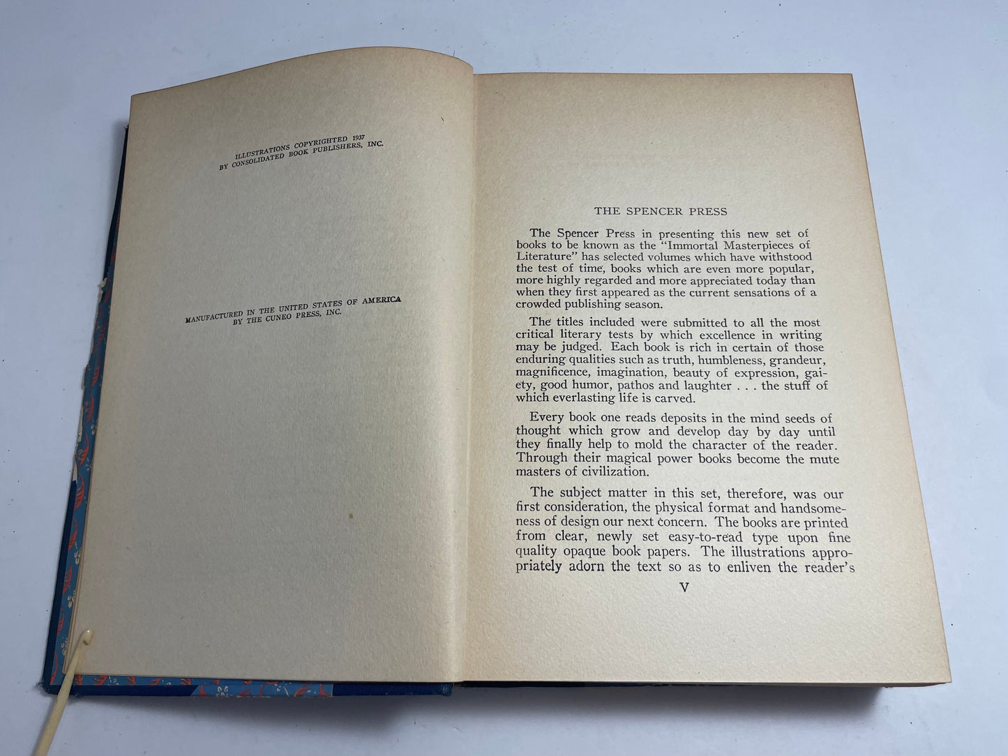 Immortal Masterpieces of Literature, Kidnapped, The Strange Case of Dr. Jekyll and Mr. Hyde, Vintage Book, Rare Antique Novel