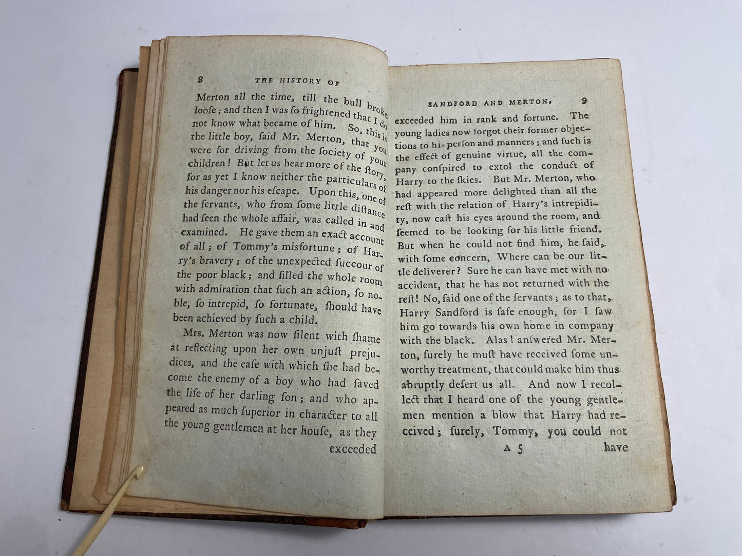 The History of Sandford and Merton by Thomas Day, Vol. III., 1900's Antique Book, Rare Book, Children's Book, Illustrated 19th Century Book