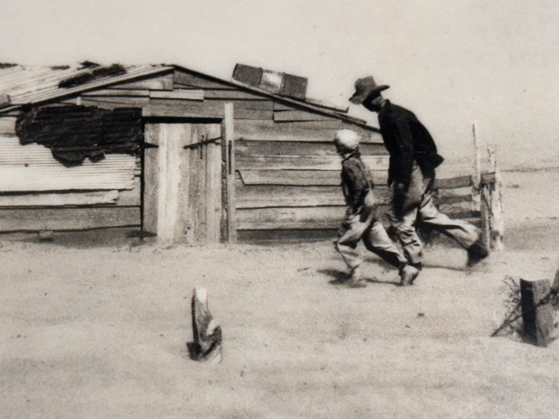 Authentic Arthur Rothstein Dust Bowl Print, Signed Fine Art Photography, Vintage Iconic Wall Art, Historical Memorabilia