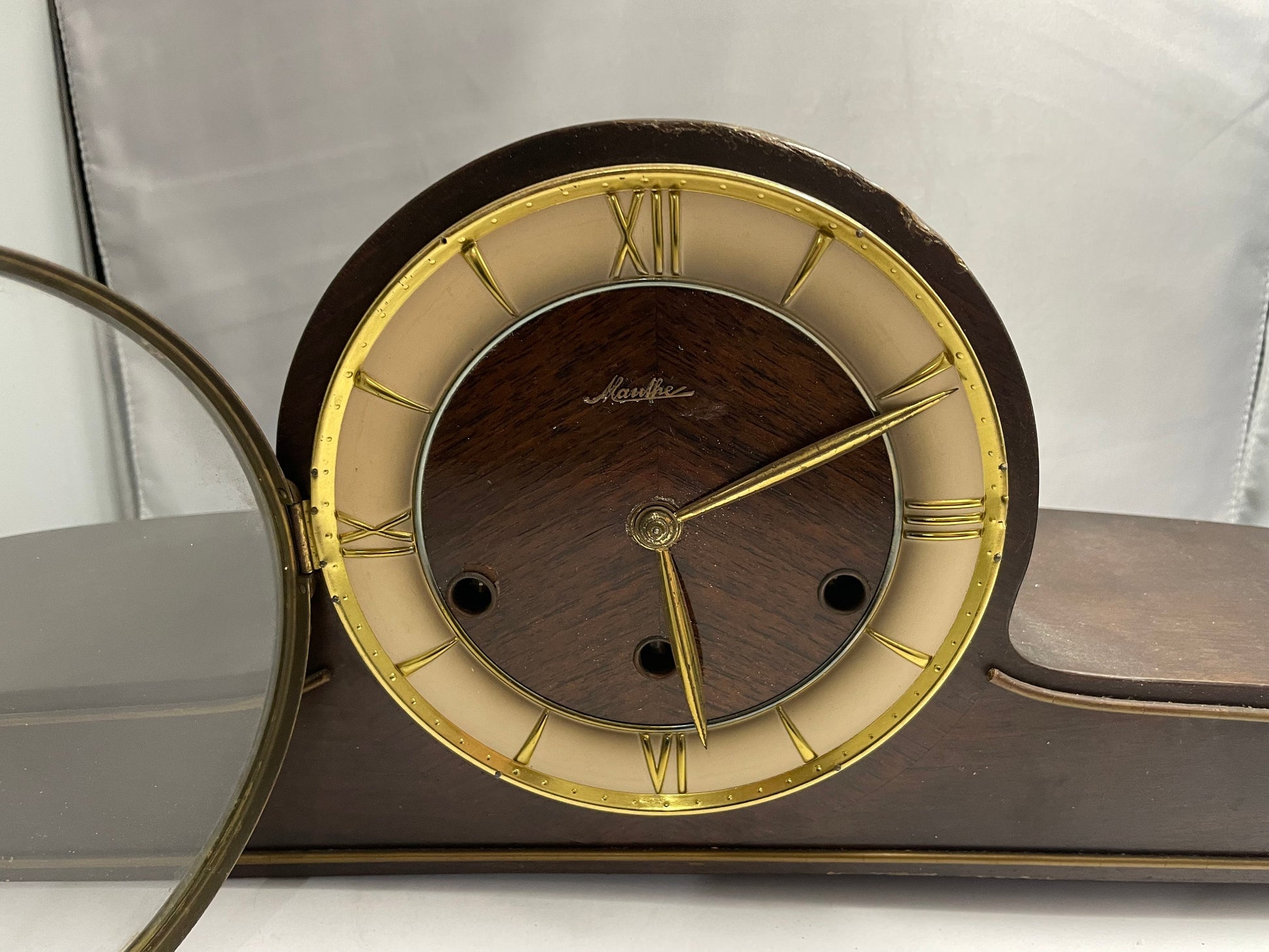 Vintage Mauthe Mantel Clock from the 1920's, Collectible Timepiece, Antique Clock, Classic Style