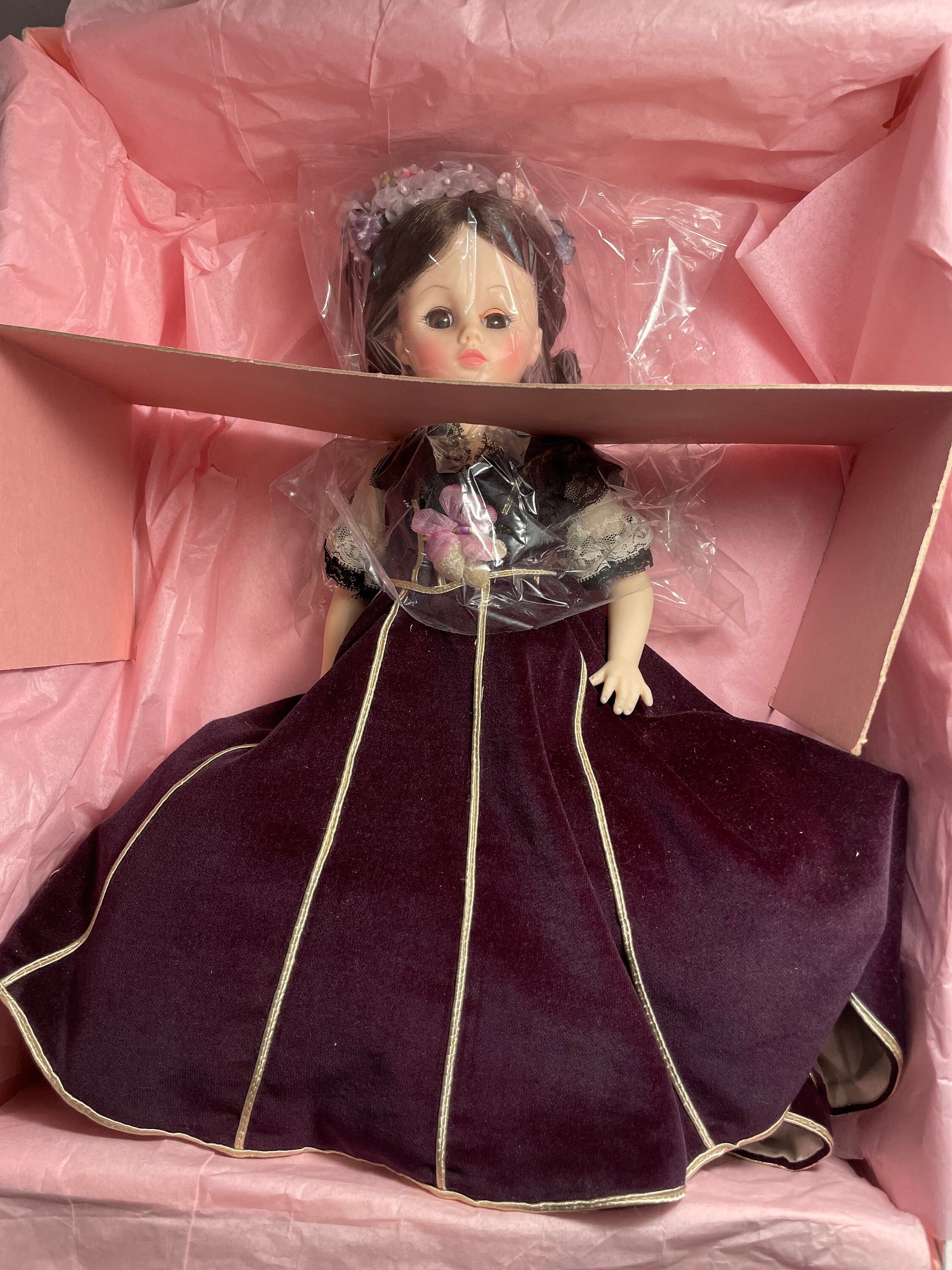 Vintage Madame Alexander Doll, First Lady Series Mary Todd Lincoln, In Original Box, Collectible Doll, 1980's Doll Collection