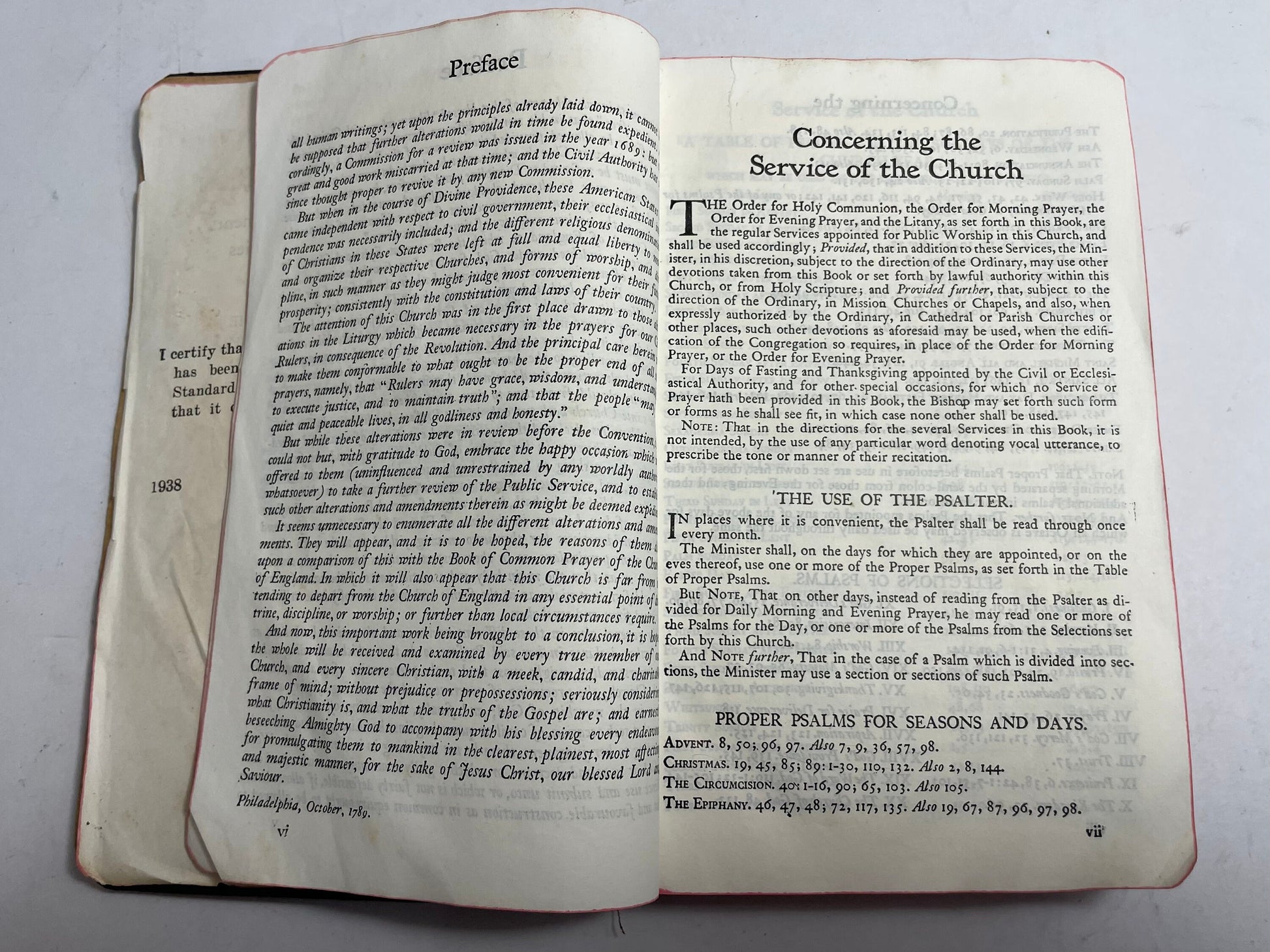 The Book of Common Prayer Published by Thomas Nelson & Sons New York, Episcopal Bible, Antique Church Bible, Collectible Prayer Book