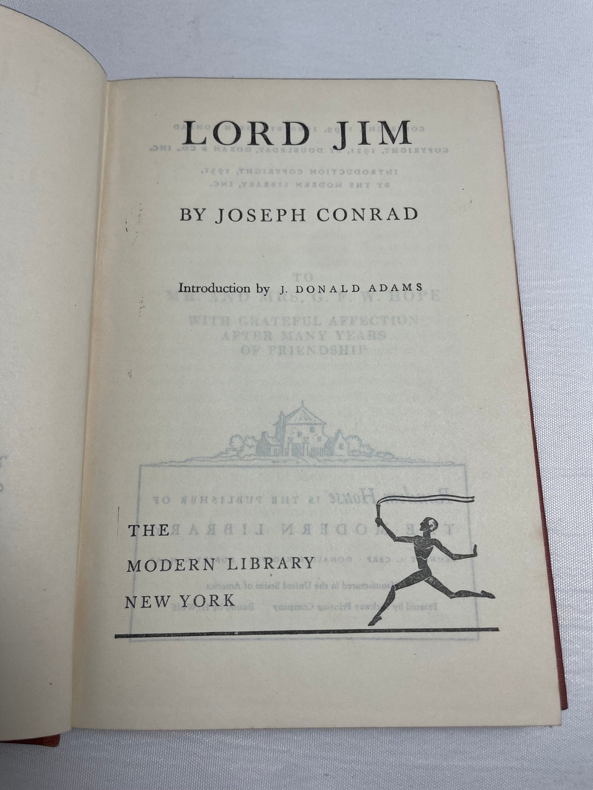 Lord Jim by Joseph Conrad, Vintage 1980's Edition, Collectible Classic Novel, Psychological Fiction