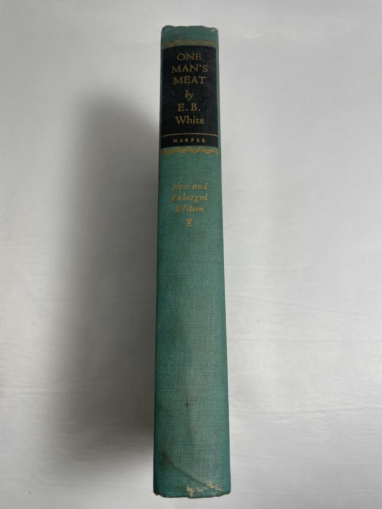 One Man's Meat by E.B. White, New and Enlarged Edition, Classic Novel, Collectible Book, Anthology of Columns, Personal Record, Vintage Book